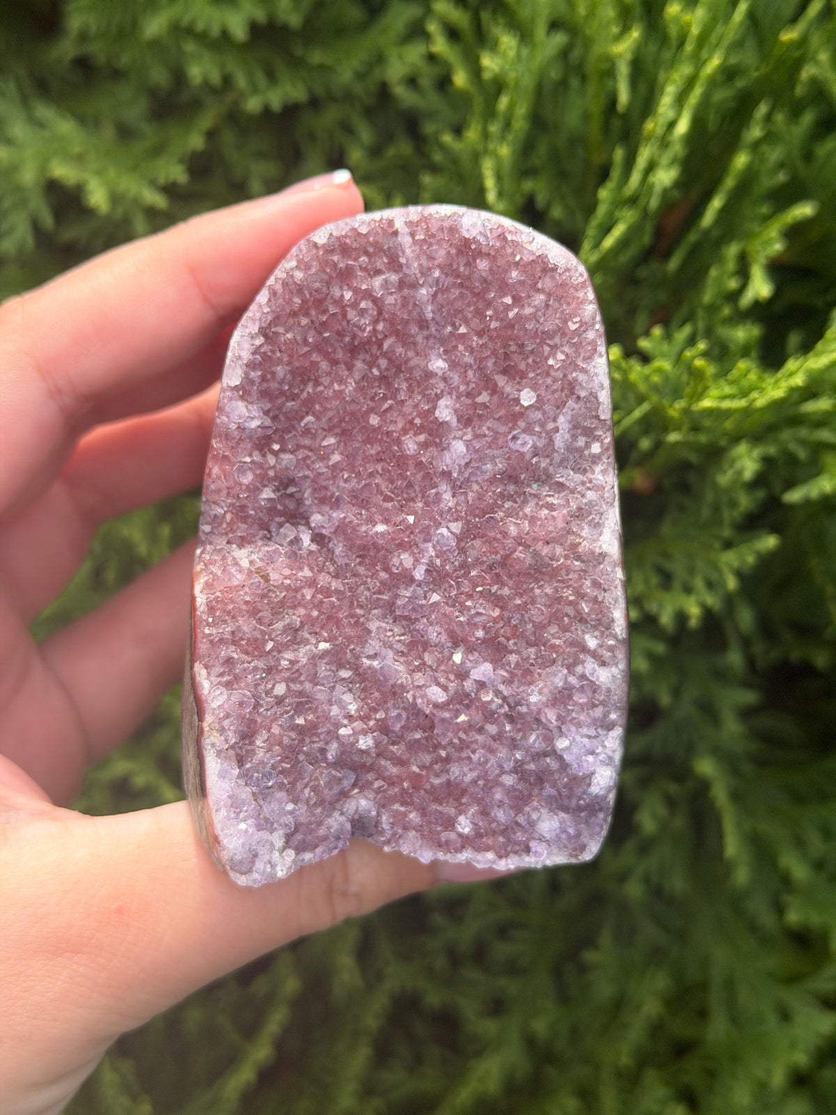Rainbow Amethyst Cut Base