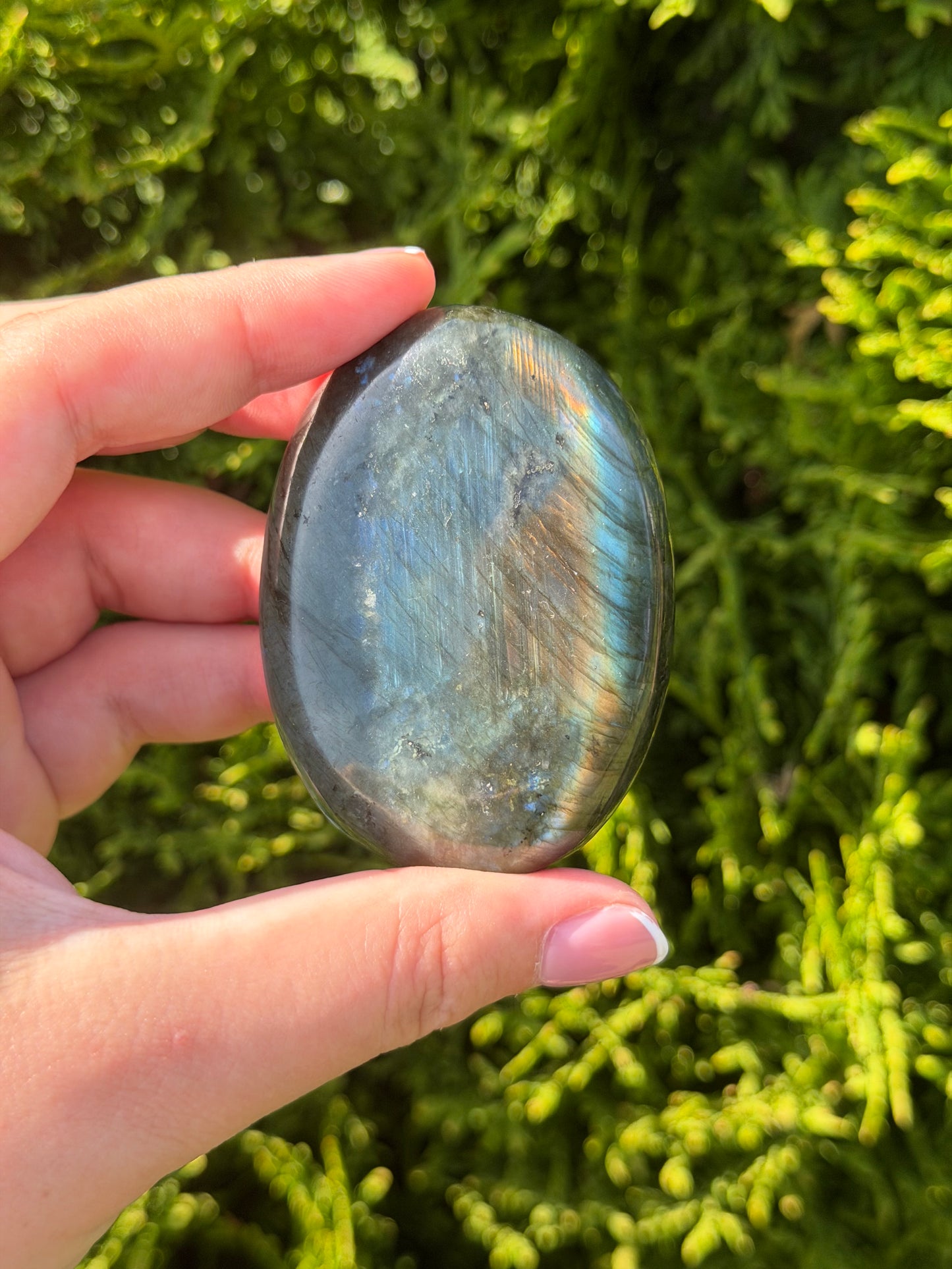 Labradorite Palm Stone
