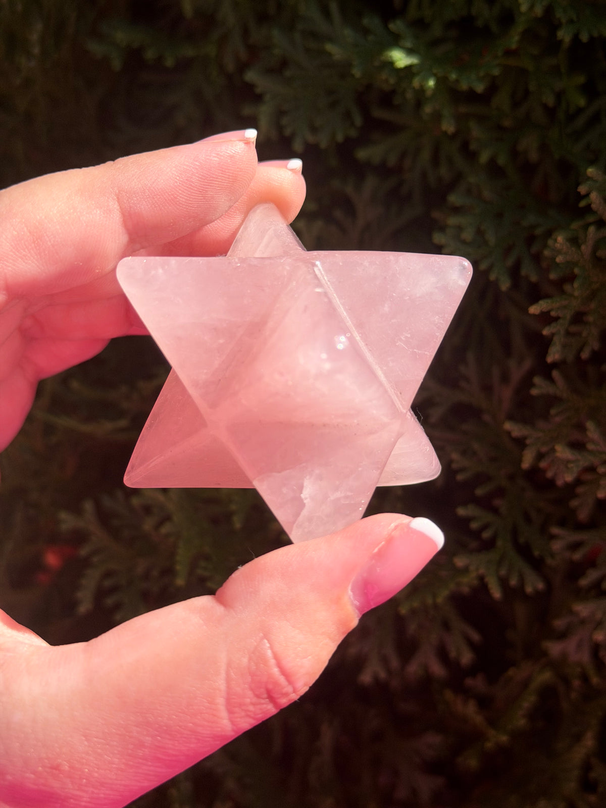 Rose Quartz Merkaba