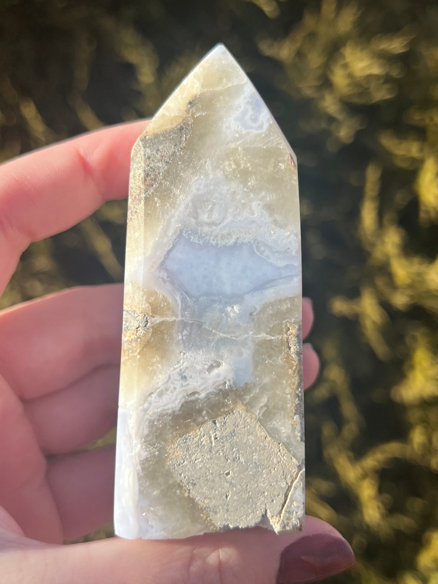 Blue Lace Agate Tower 3