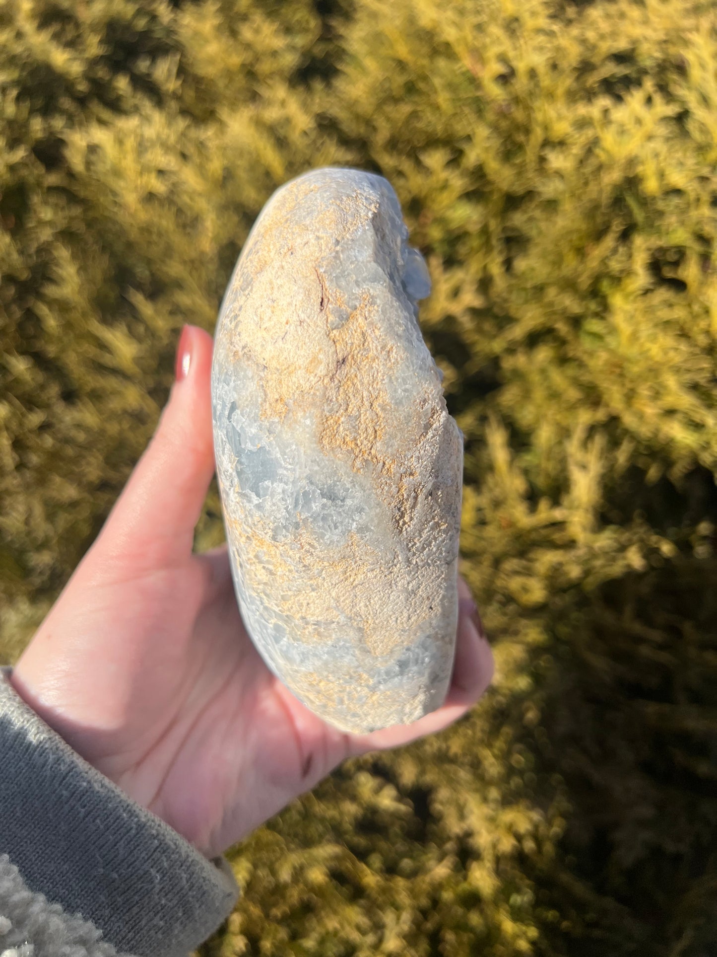 Large 4lb Celestite Heart Cluster