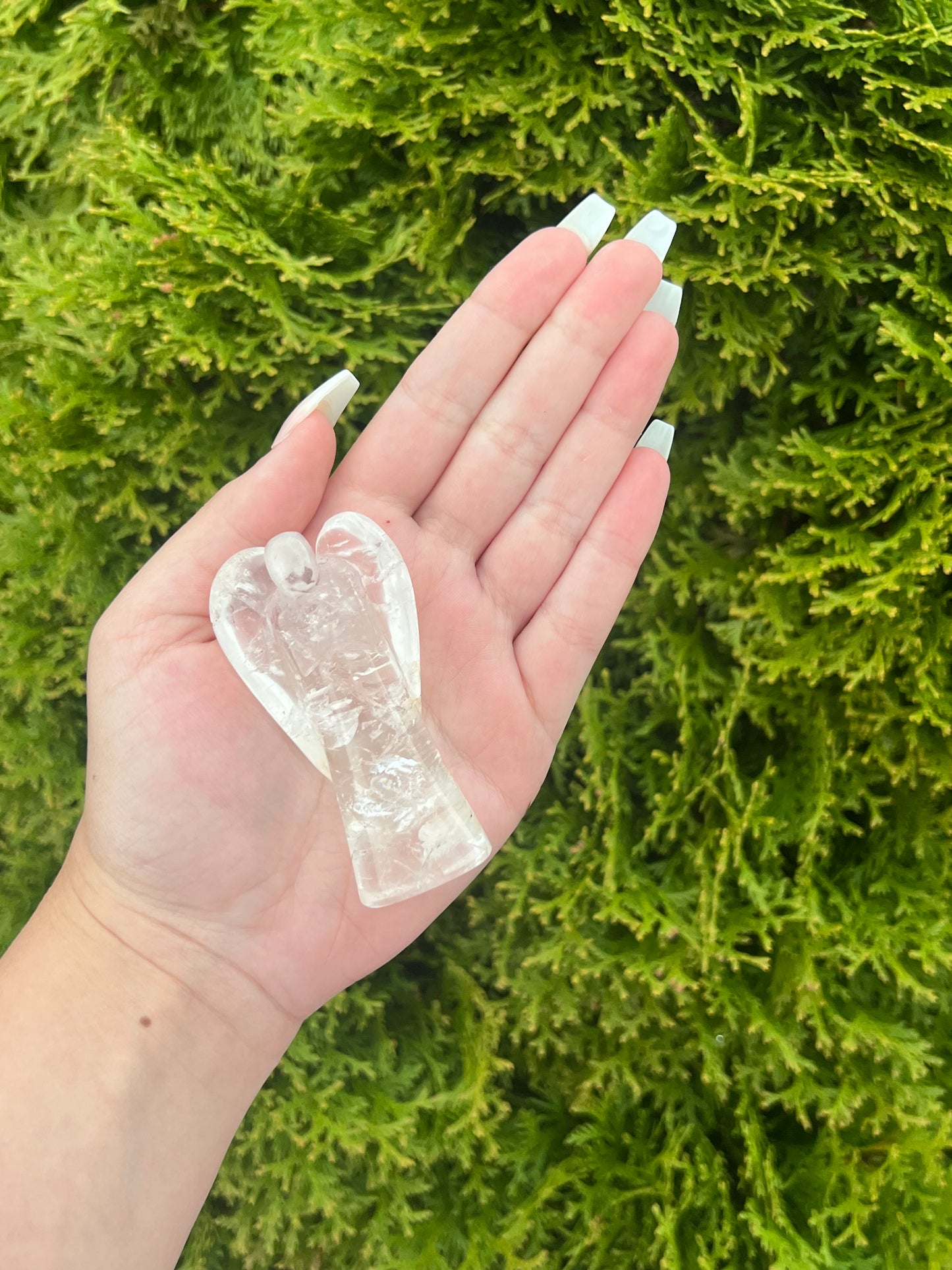 Large Clear Quartz Angel