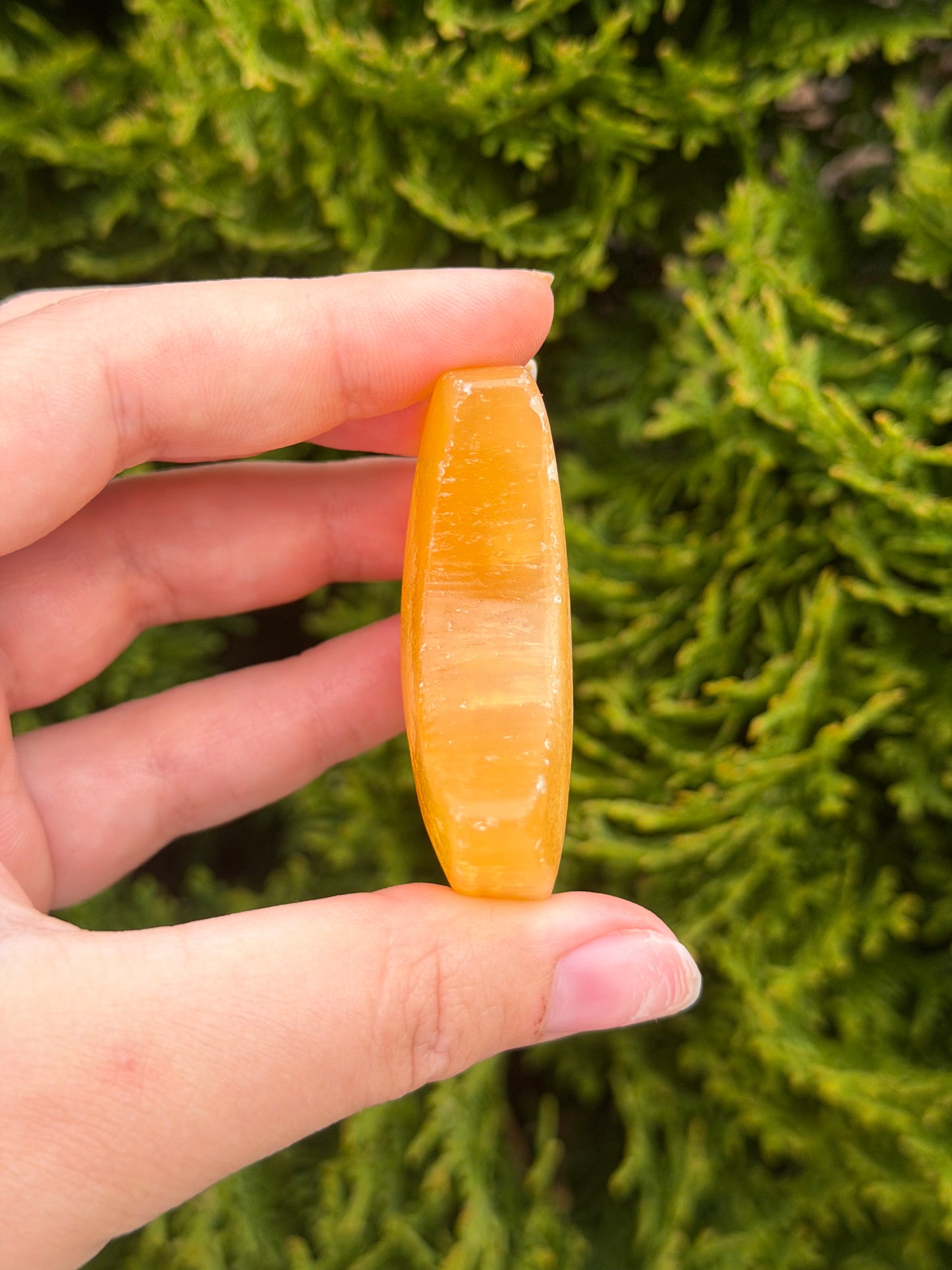 Orange Calcite Moon 3