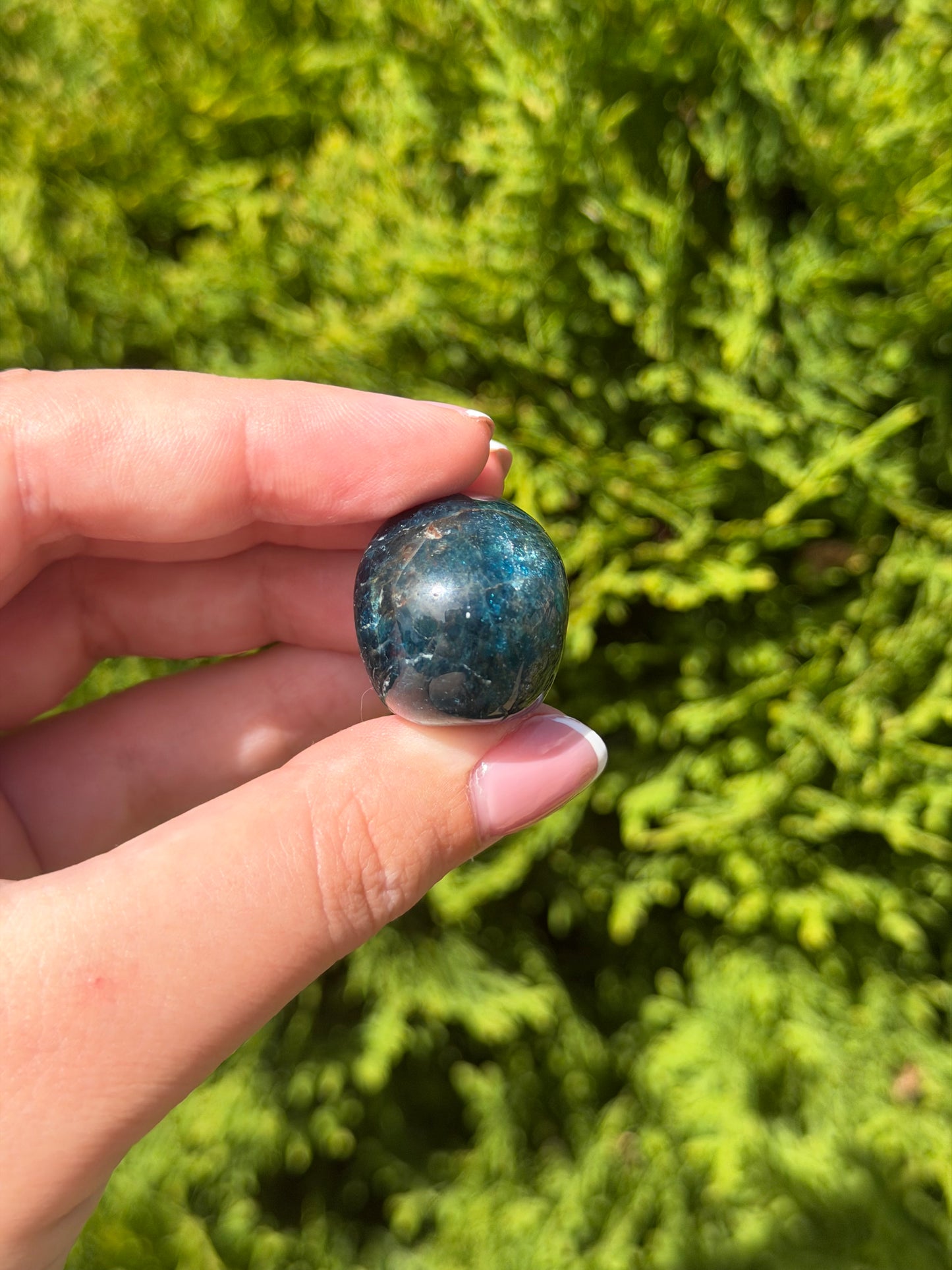 Blue Apatite Mini Skull