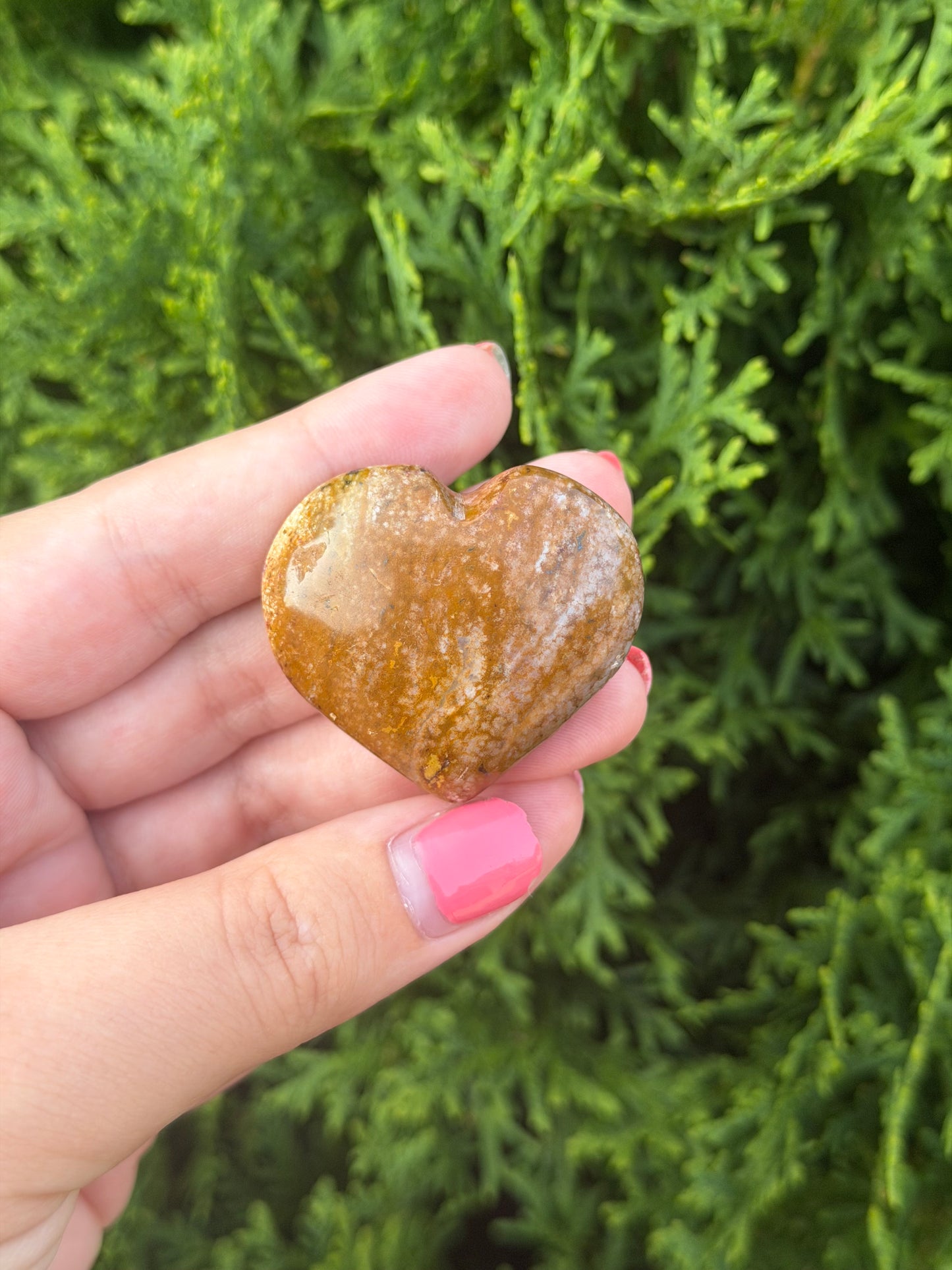 Mini Ocean Jasper Heart