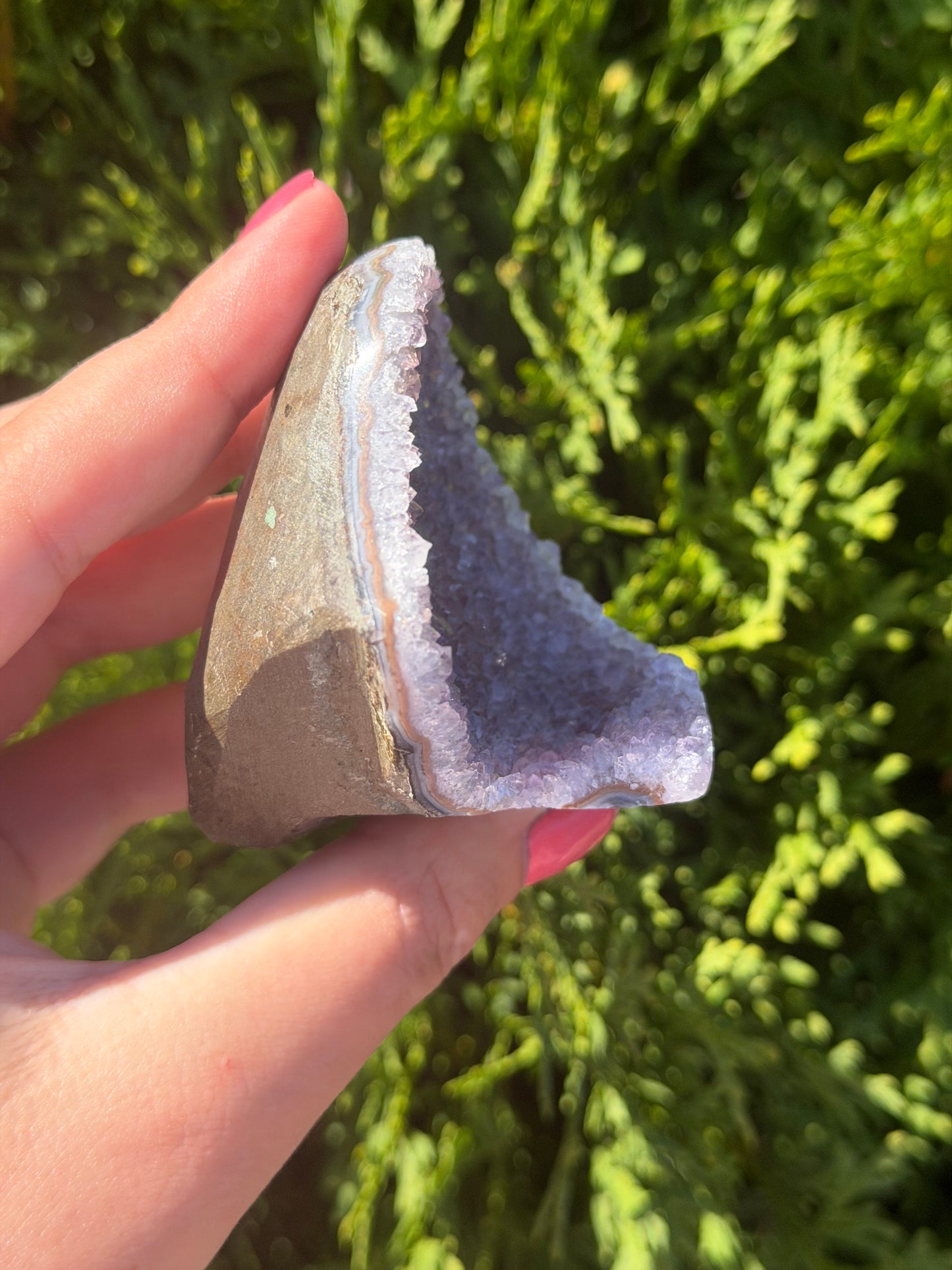Rainbow Amethyst Cut Base
