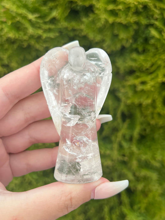 Large Clear Quartz Angel