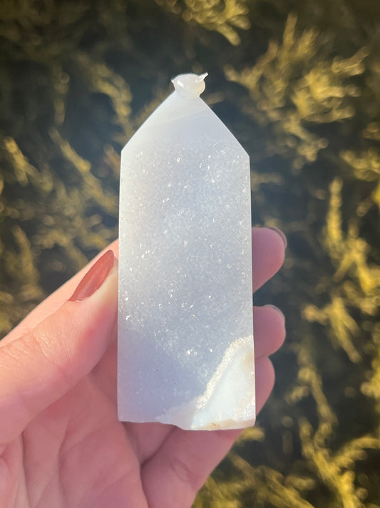 Blue Lace Agate Tower 2