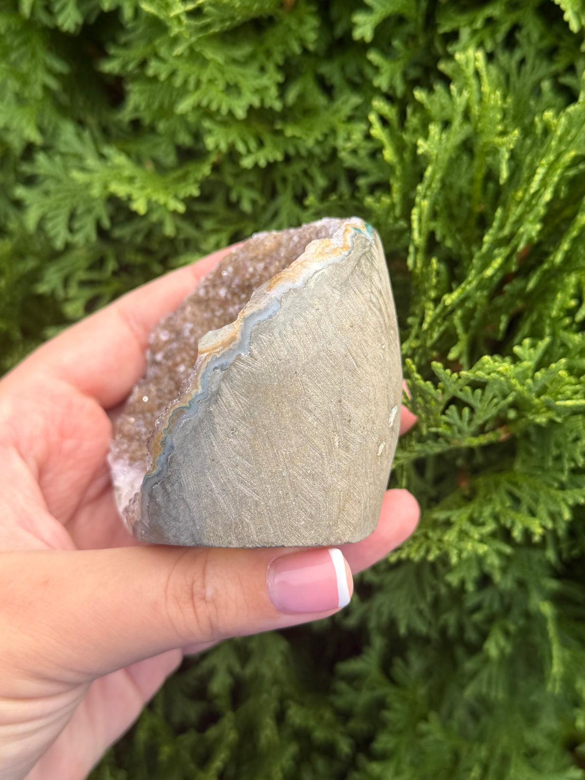 Rainbow Amethyst Cut Base