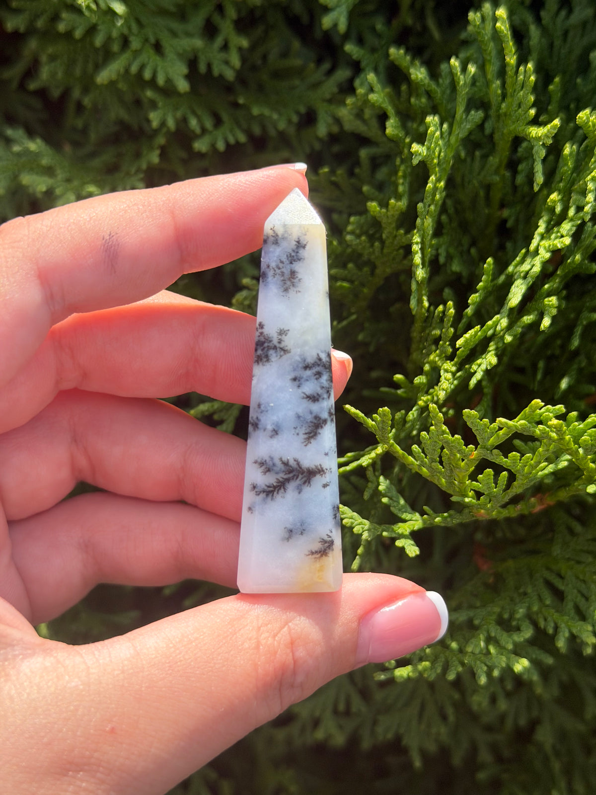 Mini Dendritic Agate Obelisk