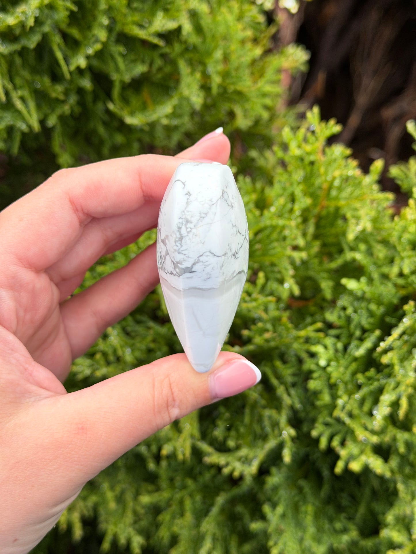 Howlite Heart 1
