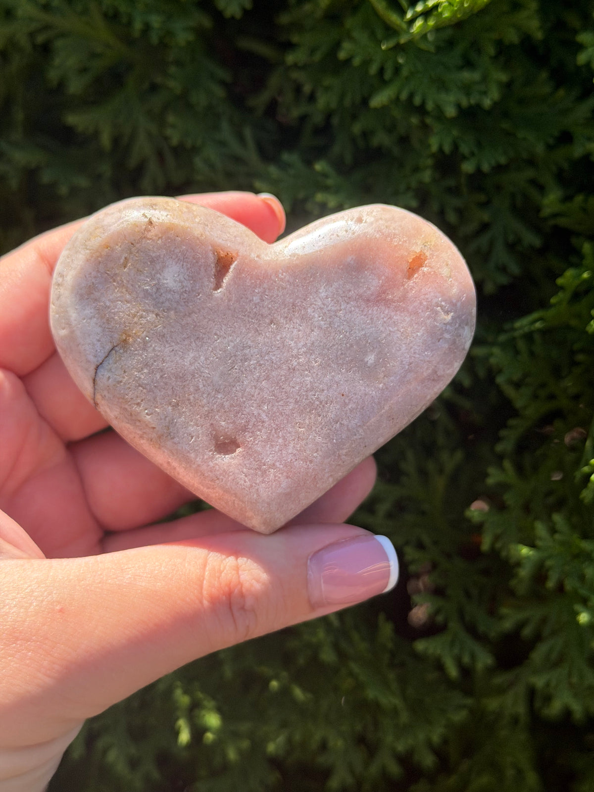 Pink Amethyst Heart
