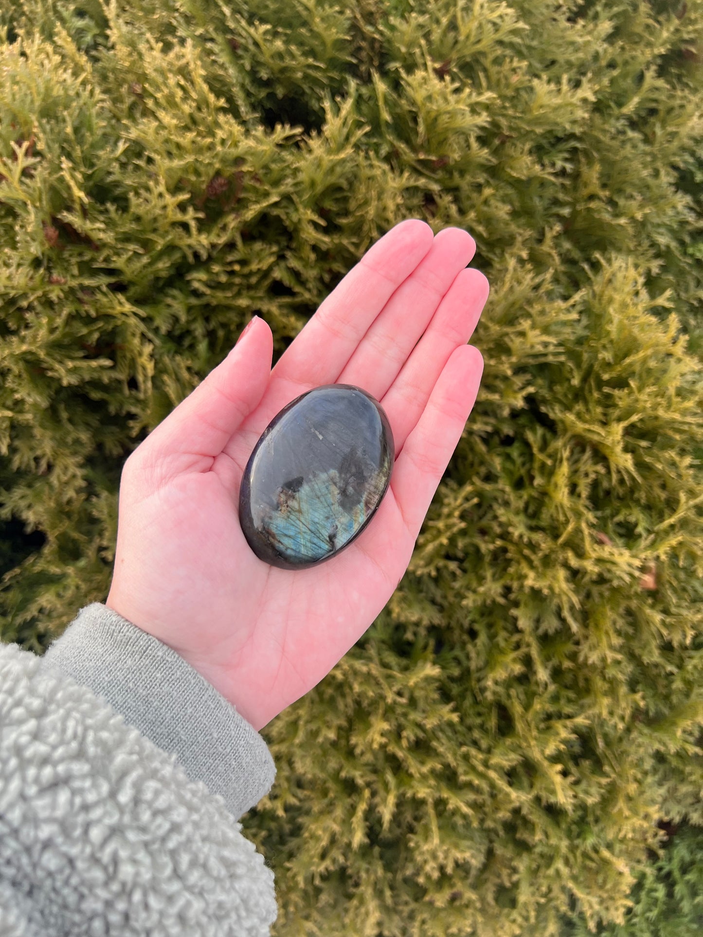 Small Labradorite Palm Stone