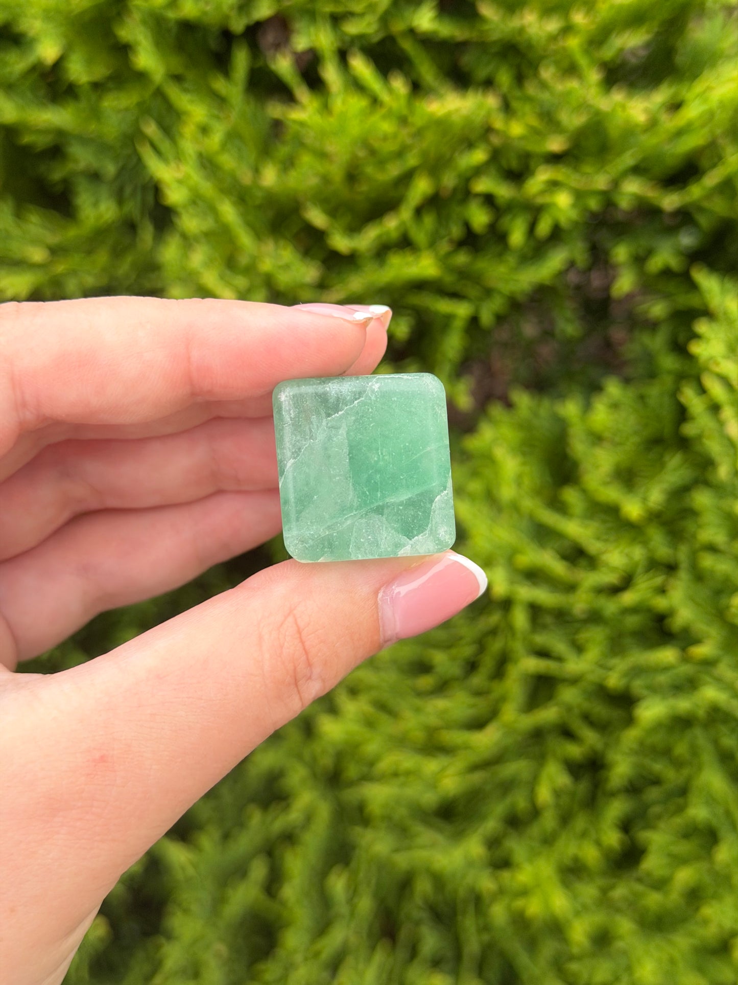 Green Fluorite Cube
