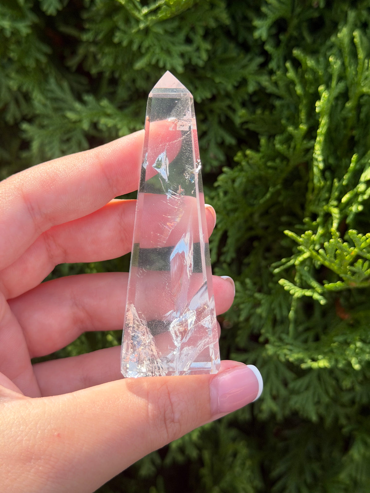 Mini Clear Quartz Obelisk