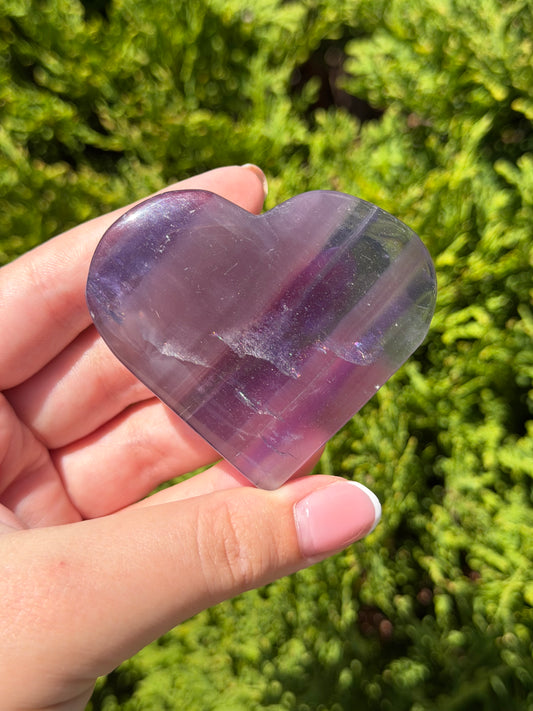 Fluorite Heart F