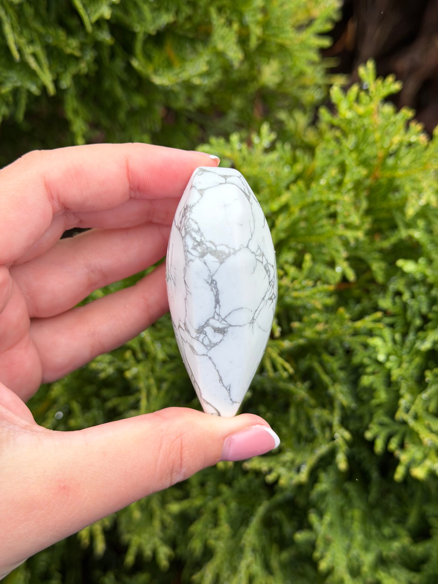 Howlite Heart 2