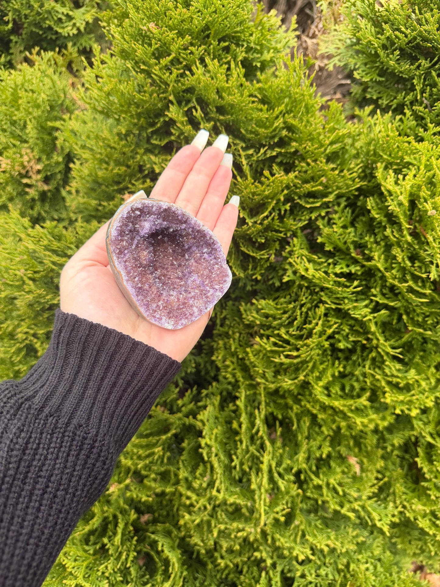 Rainbow Amethyst Cut Base