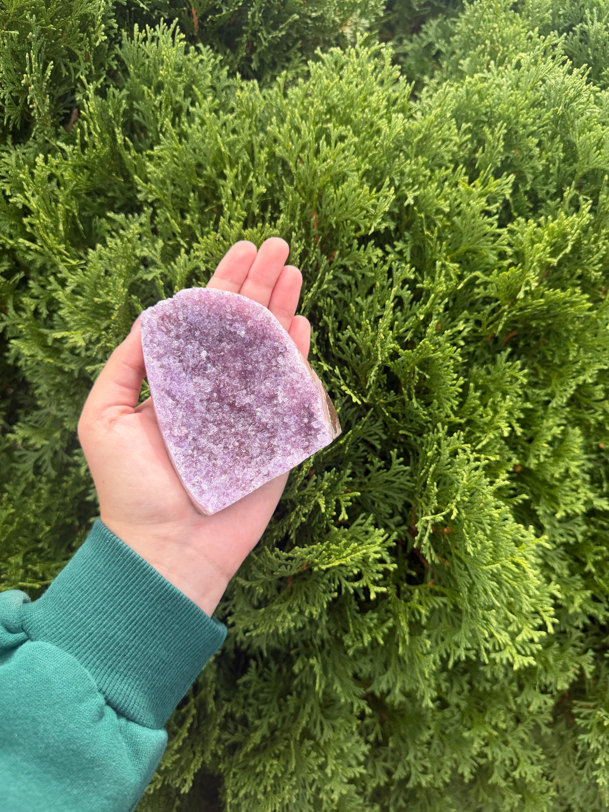 Rainbow Amethyst Cut Base