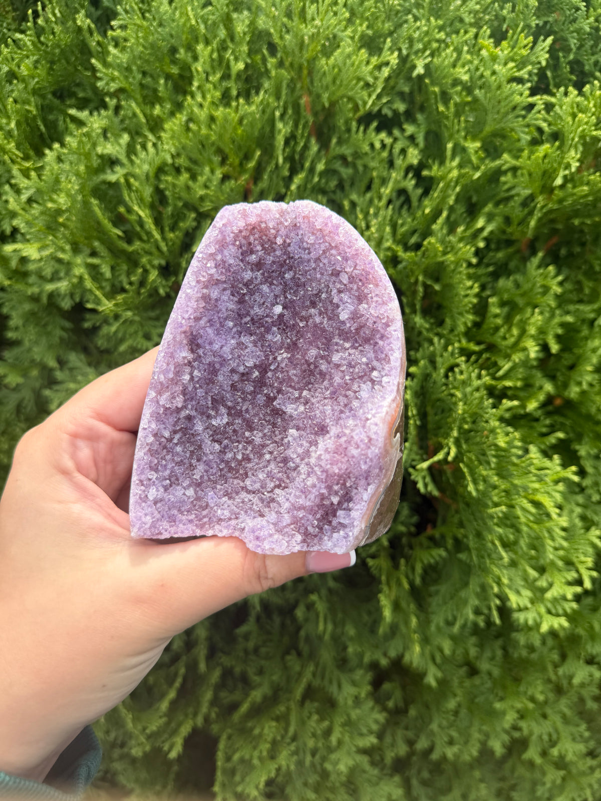 Rainbow Amethyst Cut Base