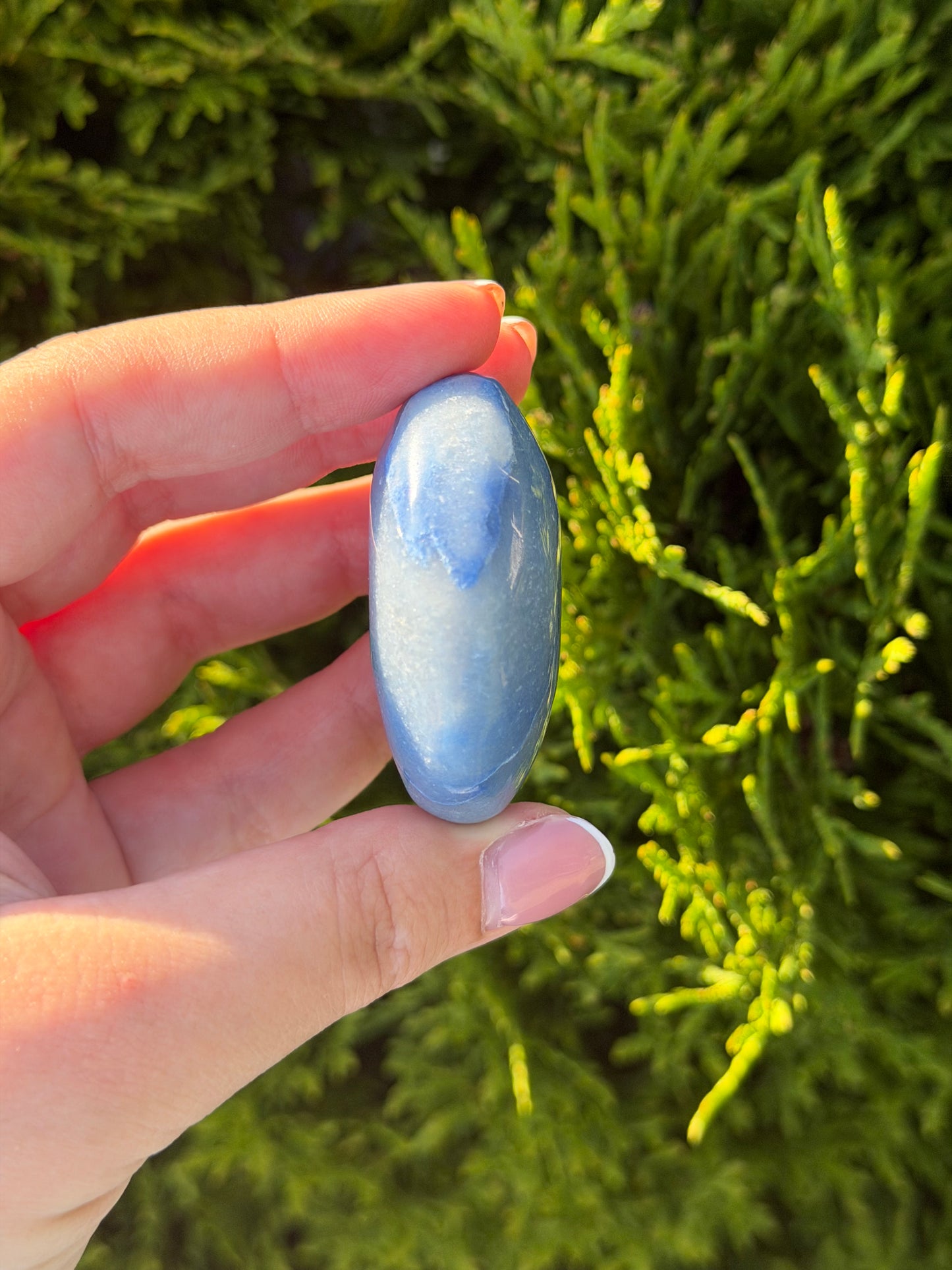 Blue Aventurine Palm Stone 2