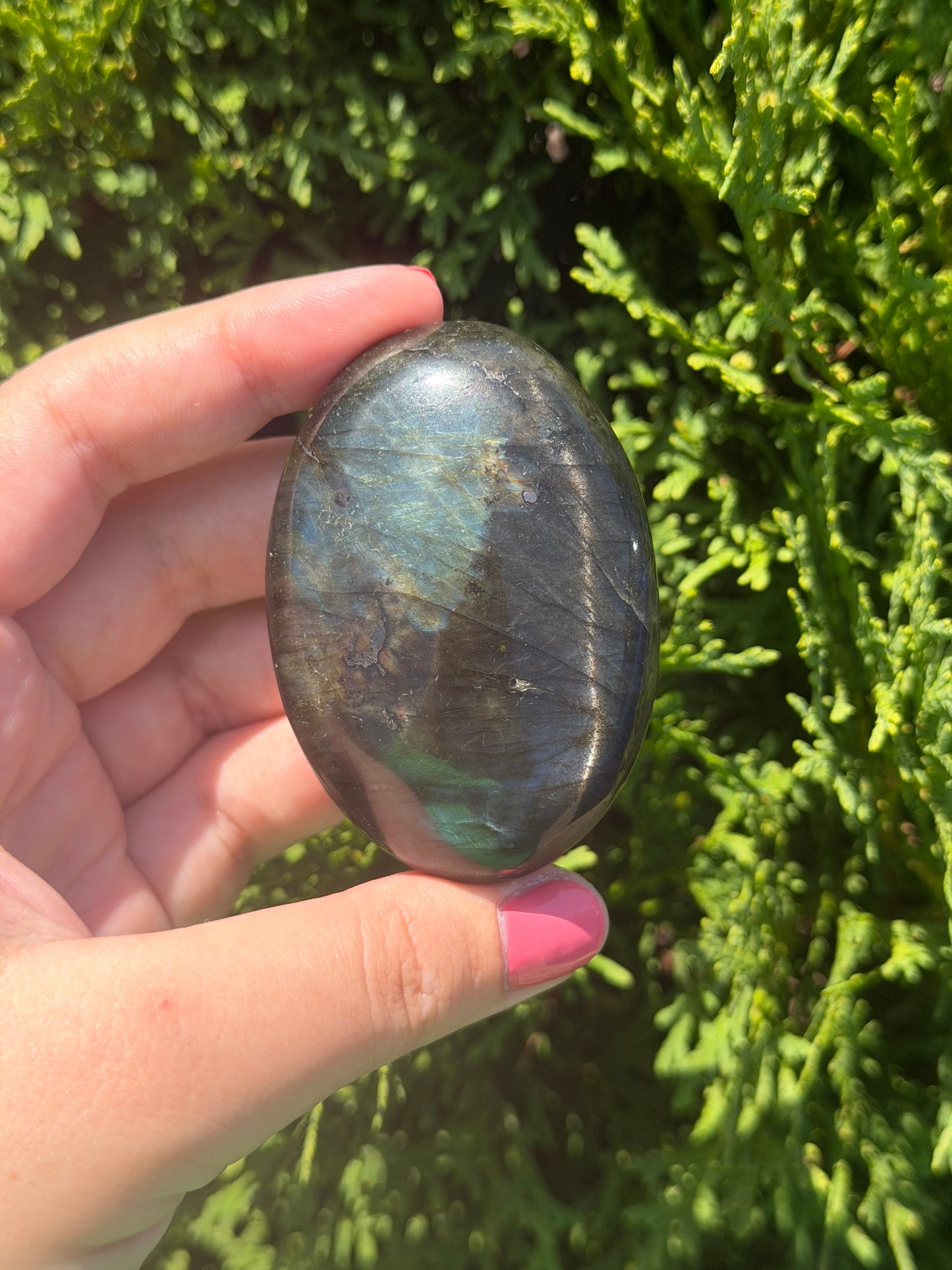 Labradorite Palm Stone