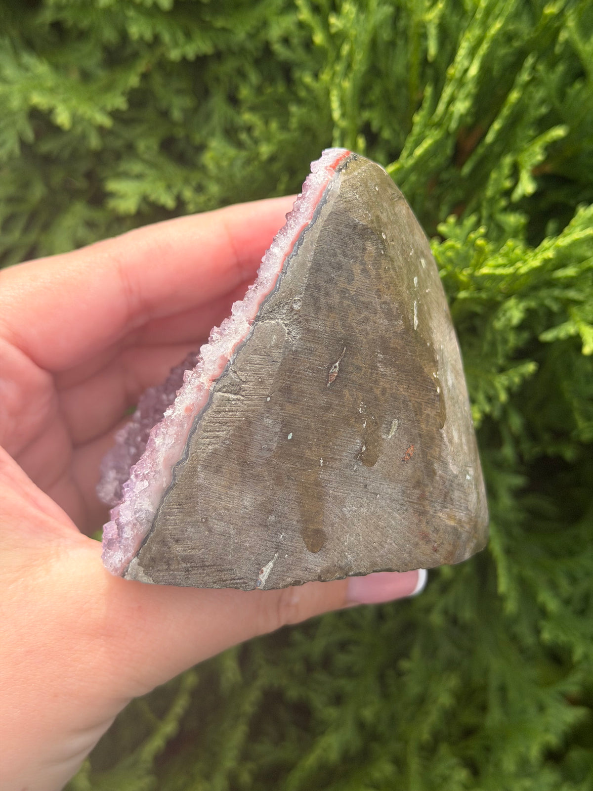 Rainbow Amethyst Cut Base