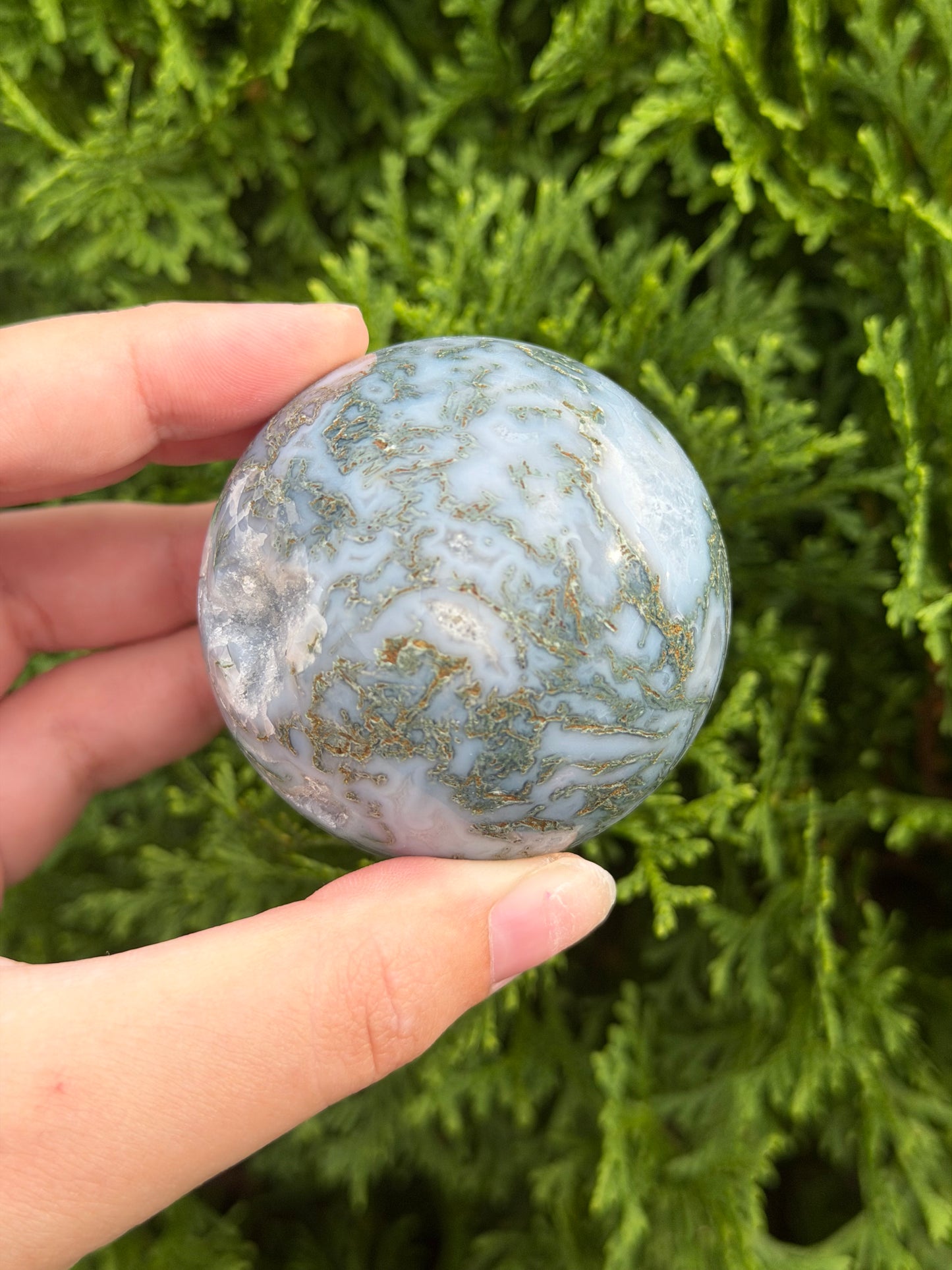Moss Agate Sphere C