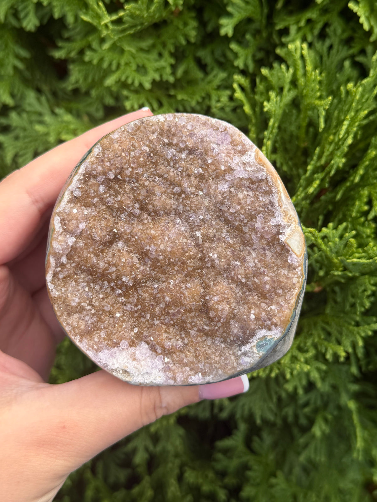 Rainbow Amethyst Cut Base