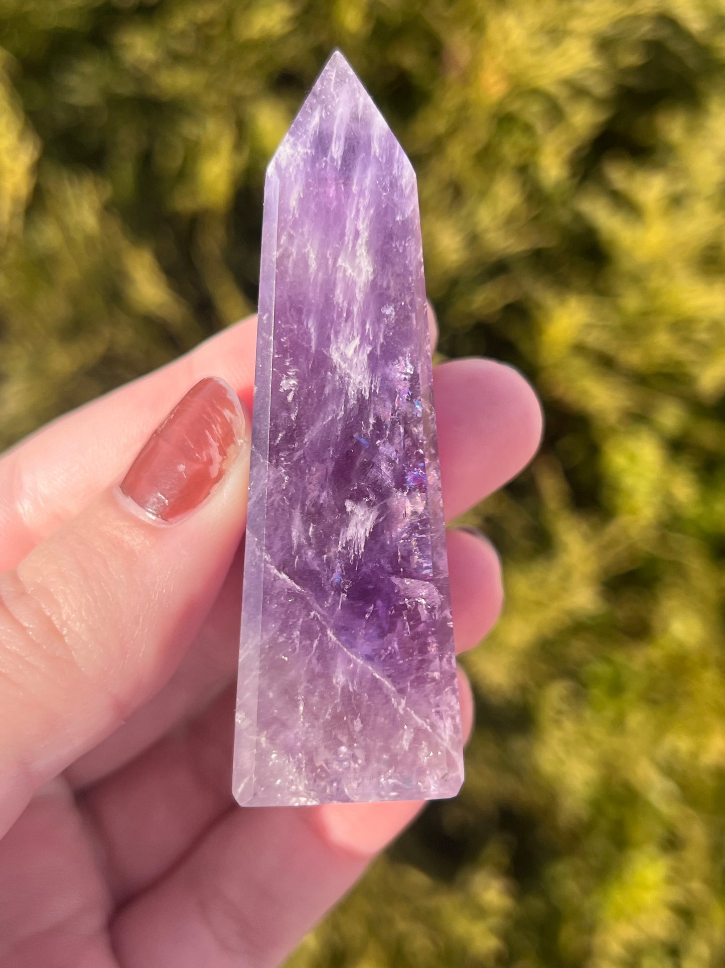 Amethyst Mini Obelisk
