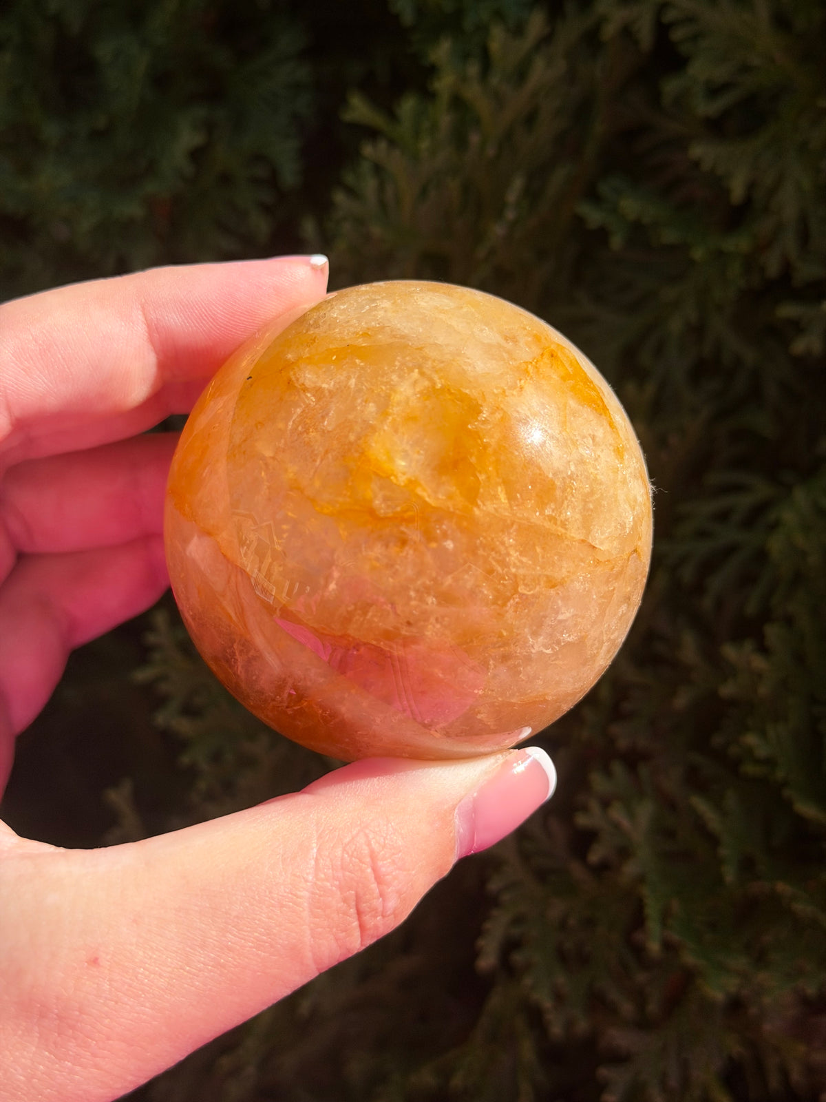 Golden Healer Quartz Sphere