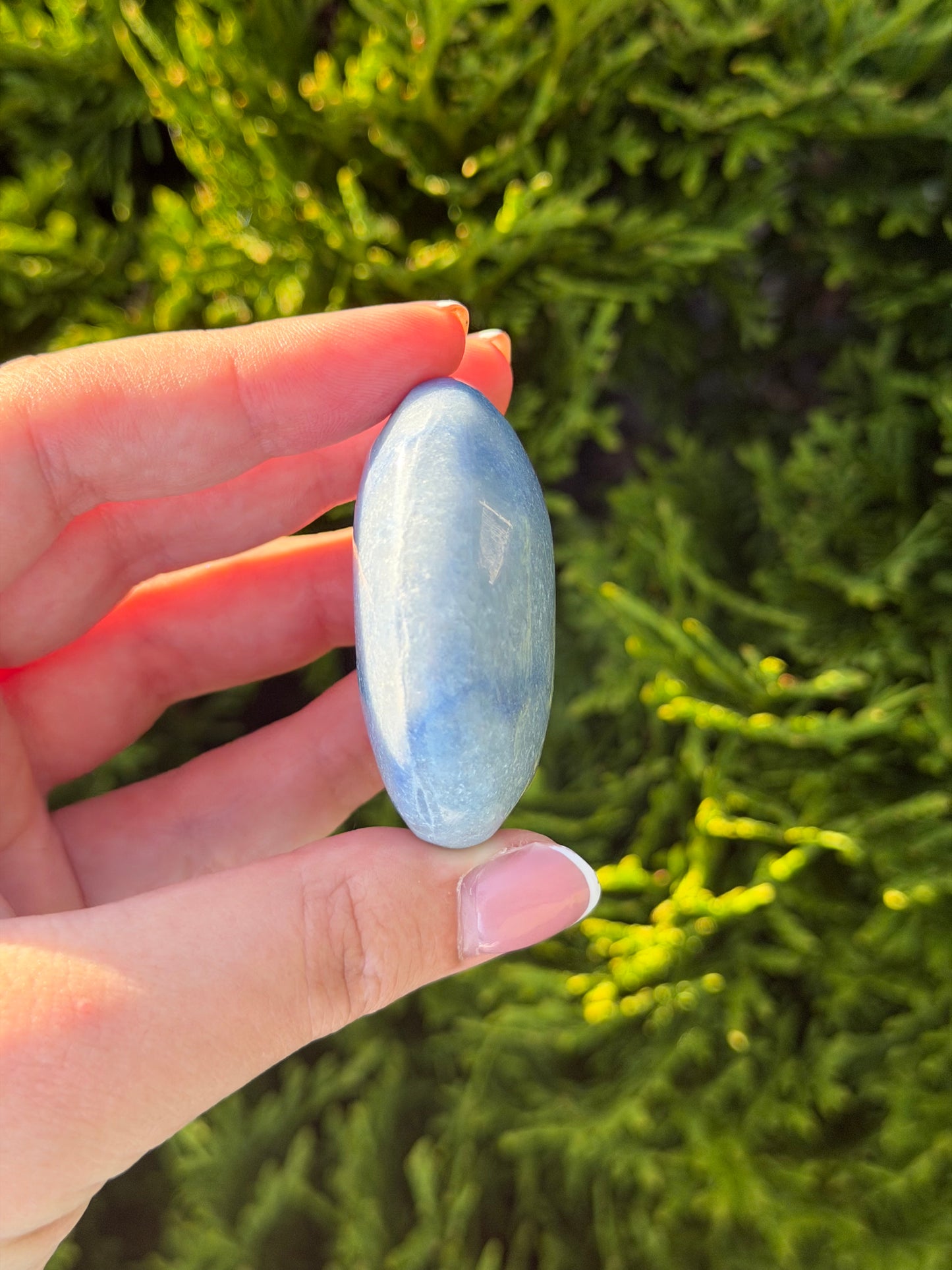 Blue Aventurine Palm Stone 1