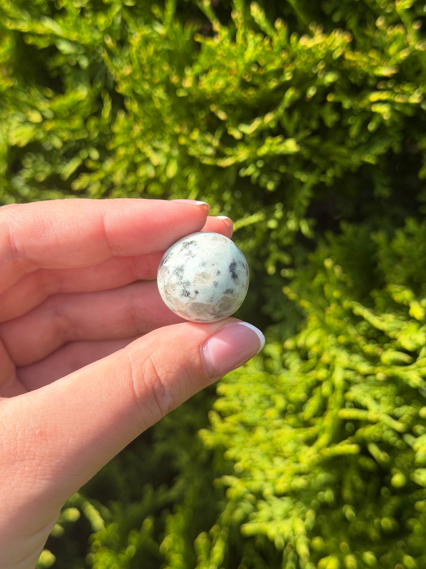 Kiwi Jasper Mini Sphere