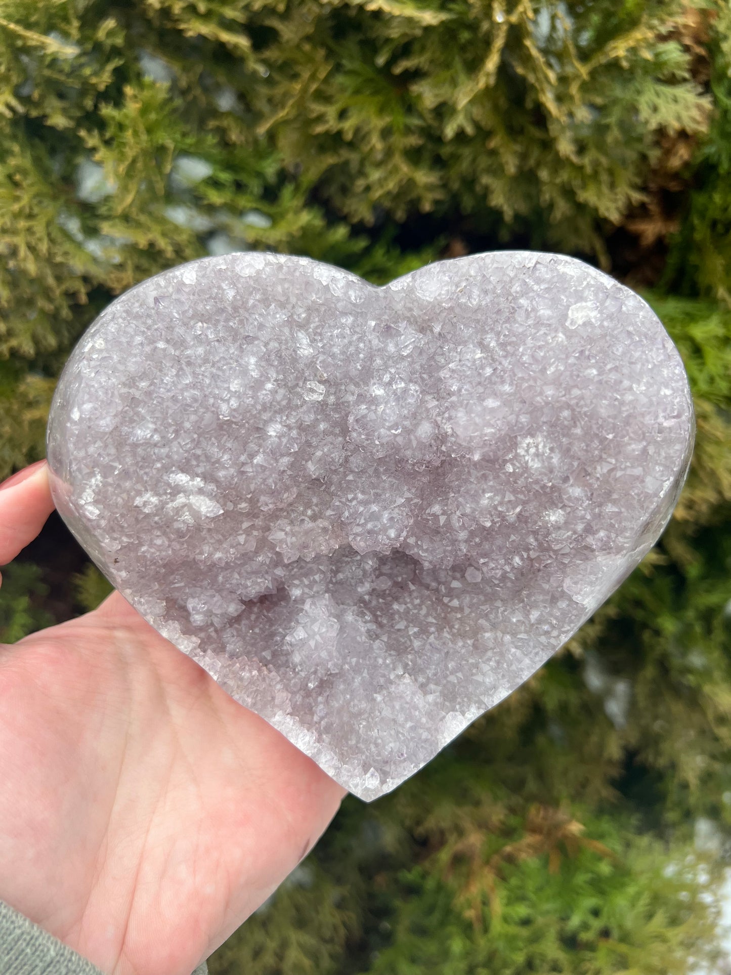 Large Amethyst Heart