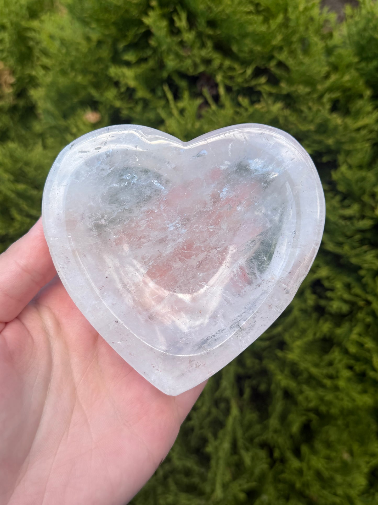 Clear Quartz Heart Bowl