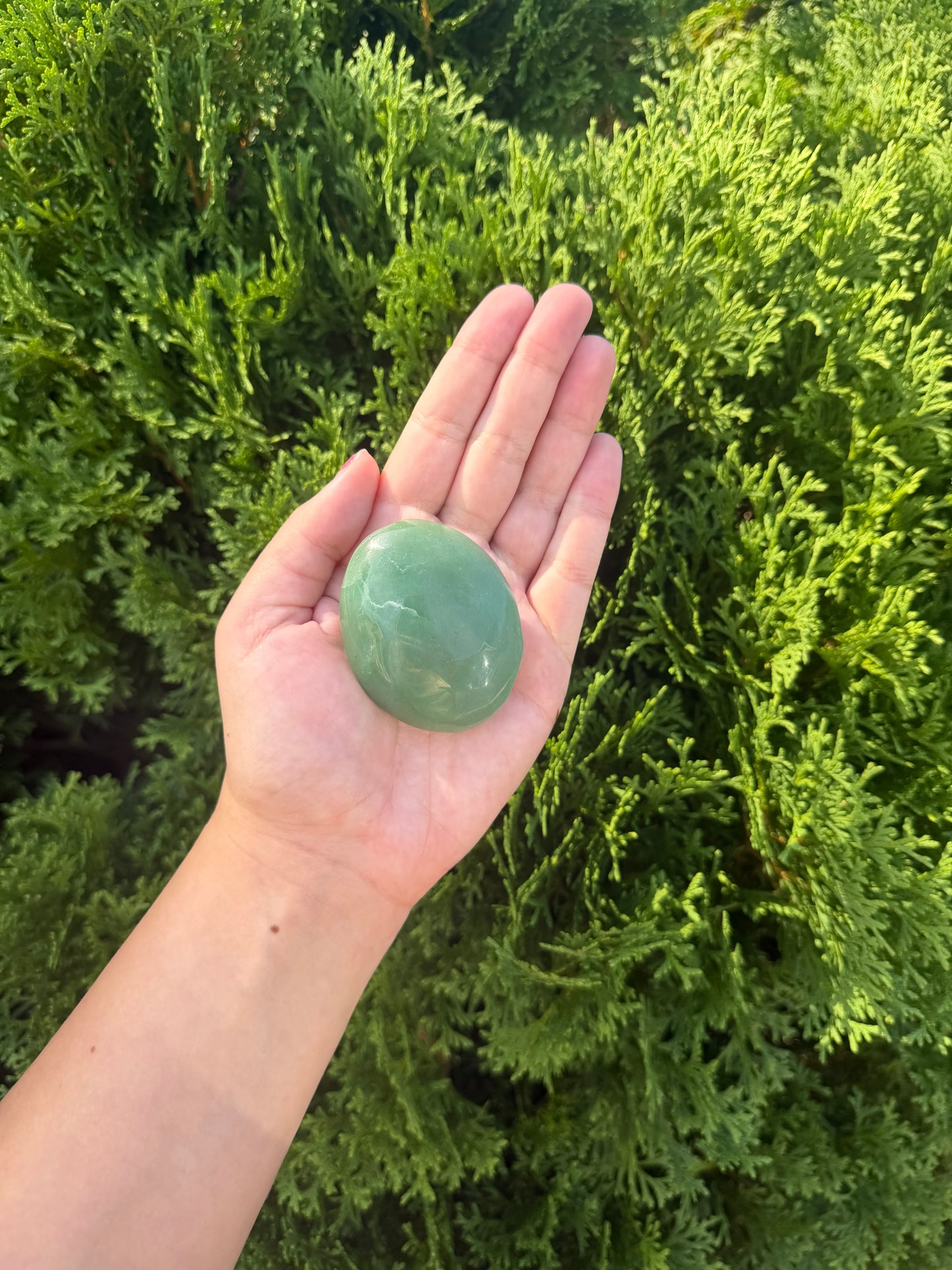 Green Aventurine Palm Stone