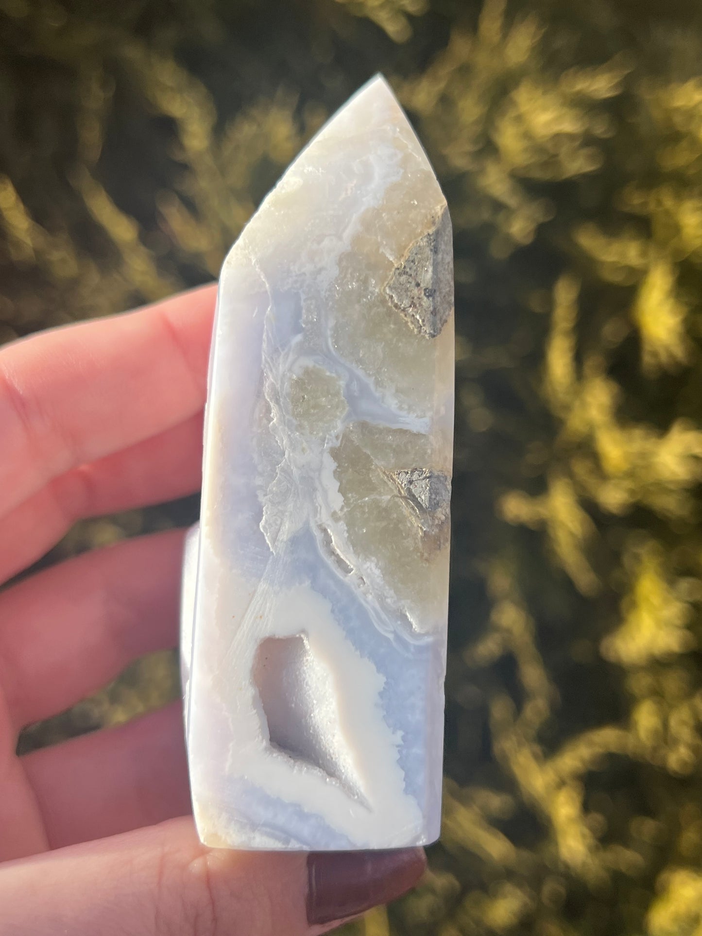 Blue Lace Agate Tower 3