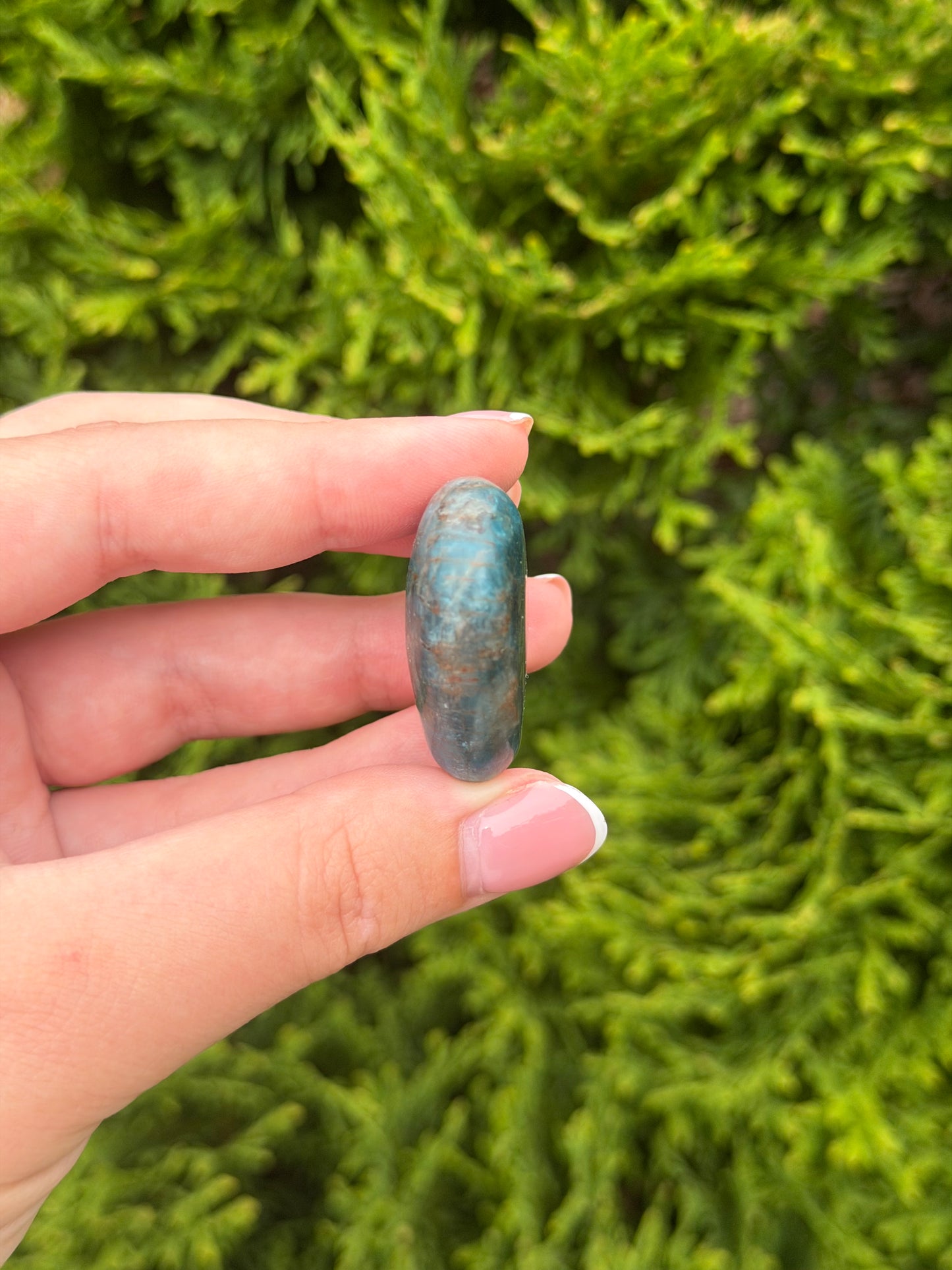 Mini Blue Apatite Heart