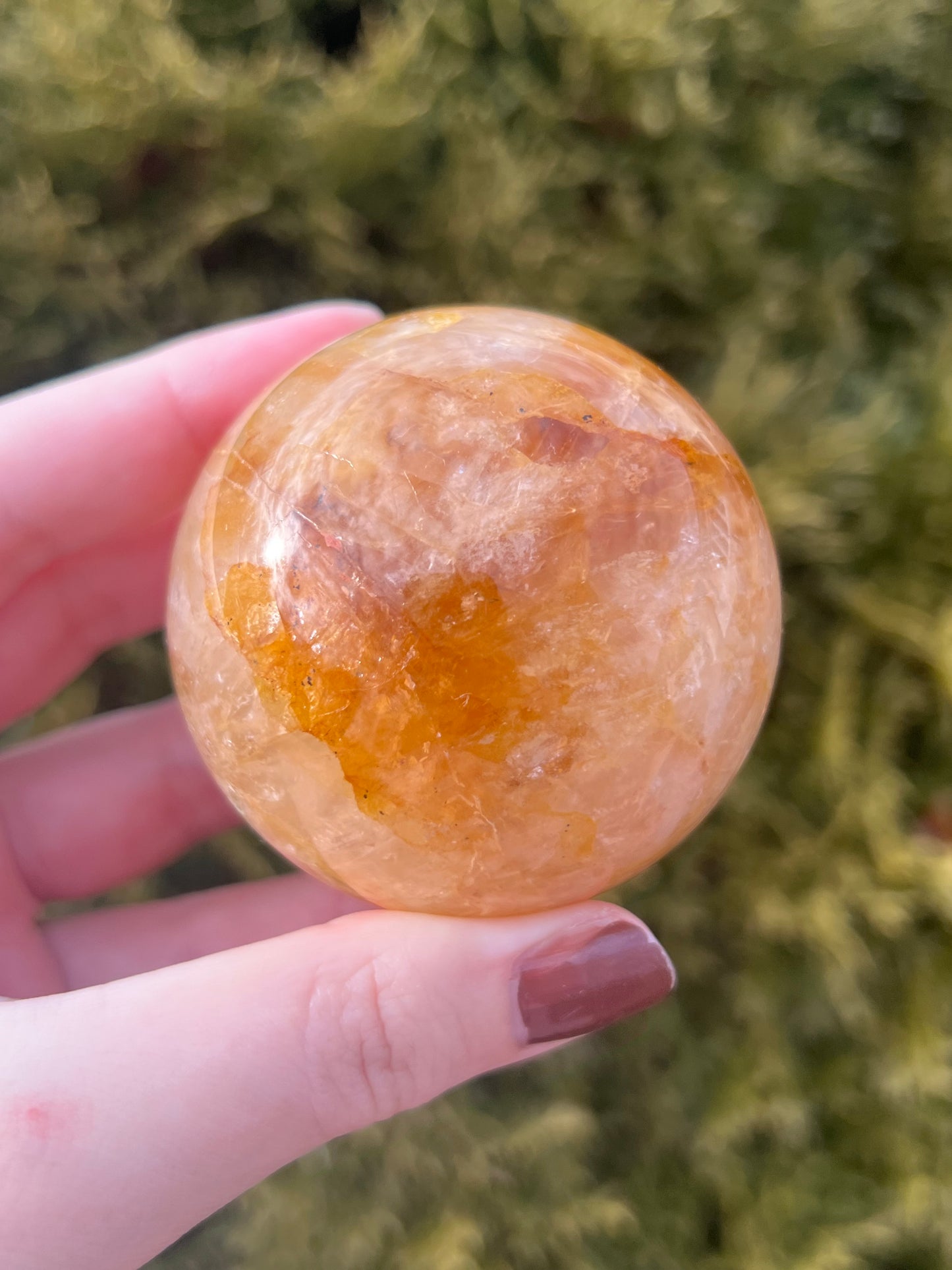 Golden Healer Quartz Sphere