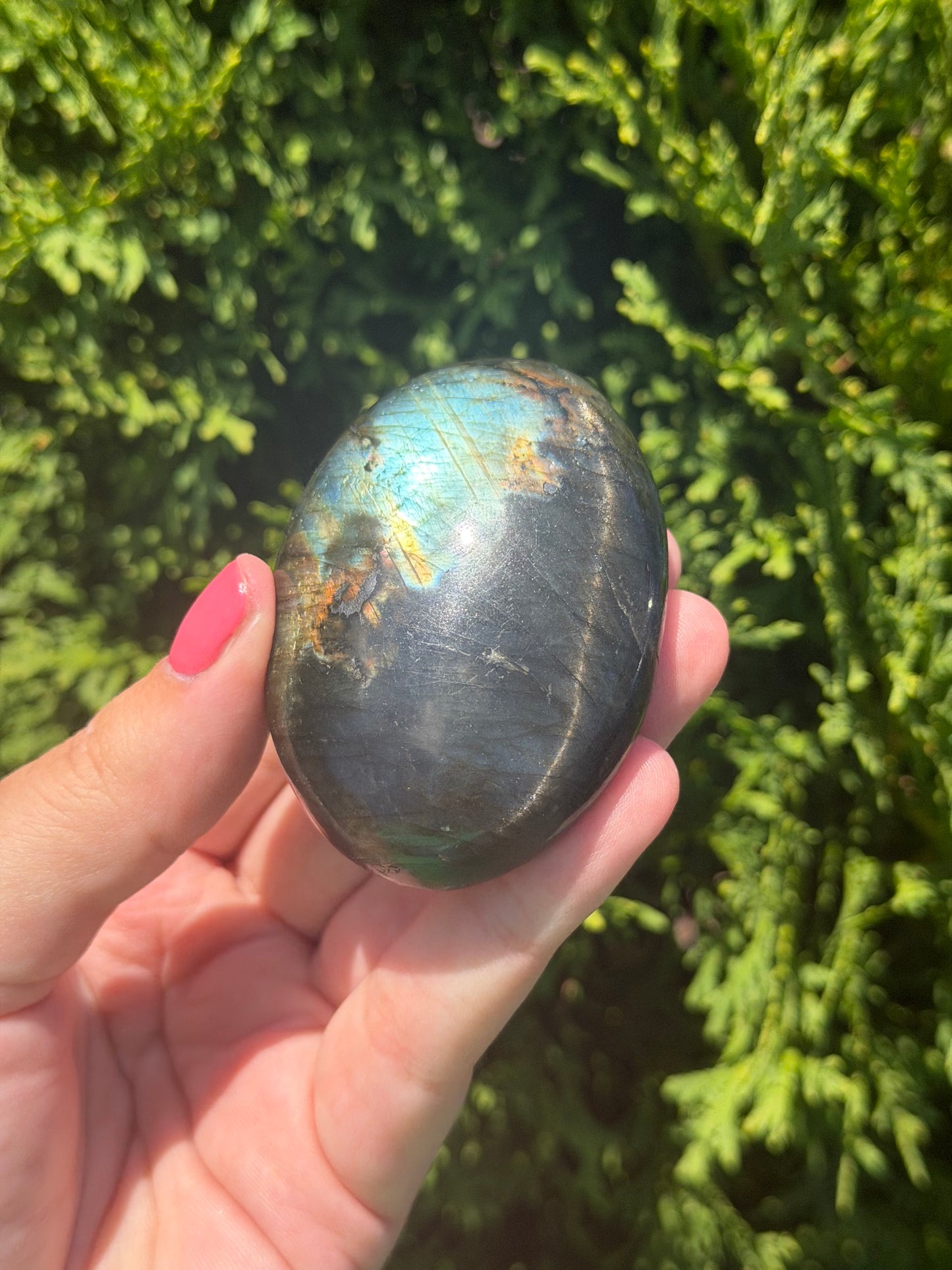 Labradorite Palm Stone