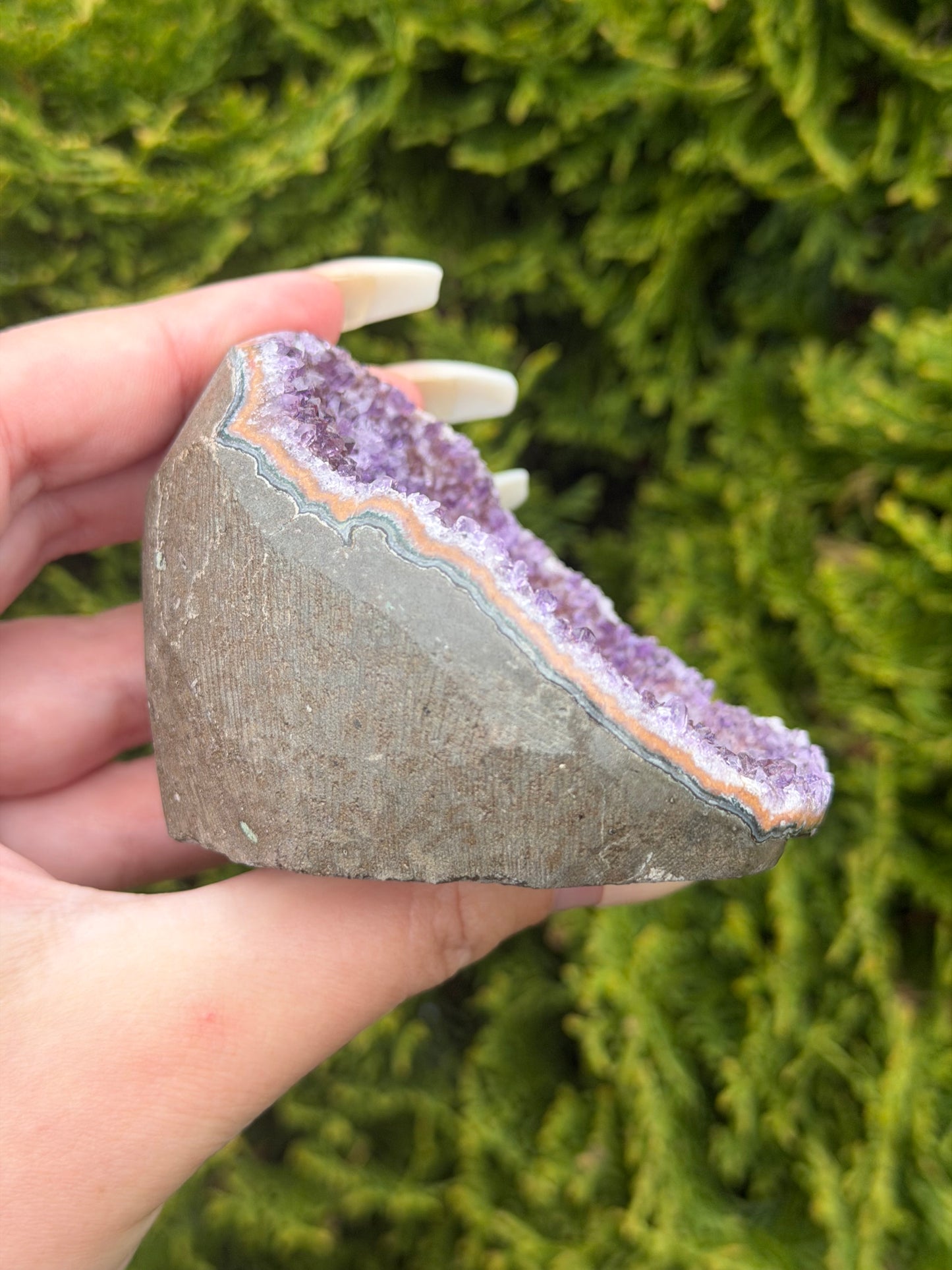 Rainbow Amethyst Cut Base