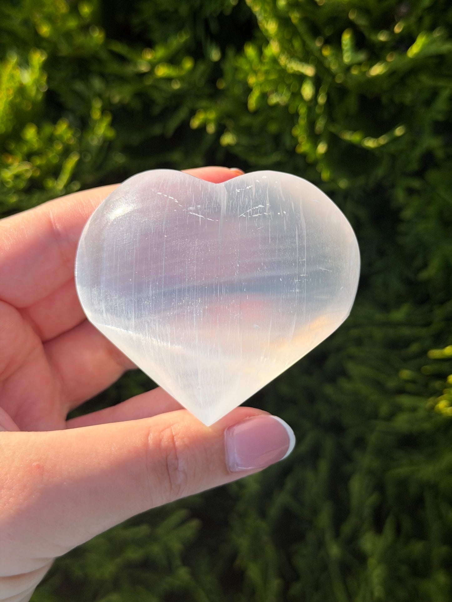 Selenite Heart