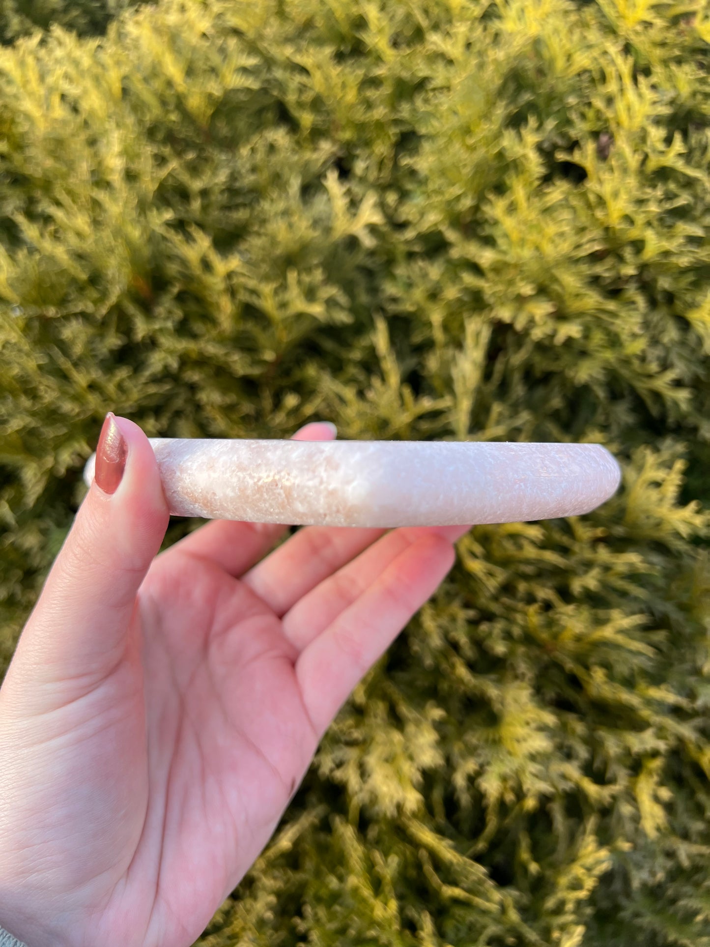 Pink Amethyst Heart on Stand