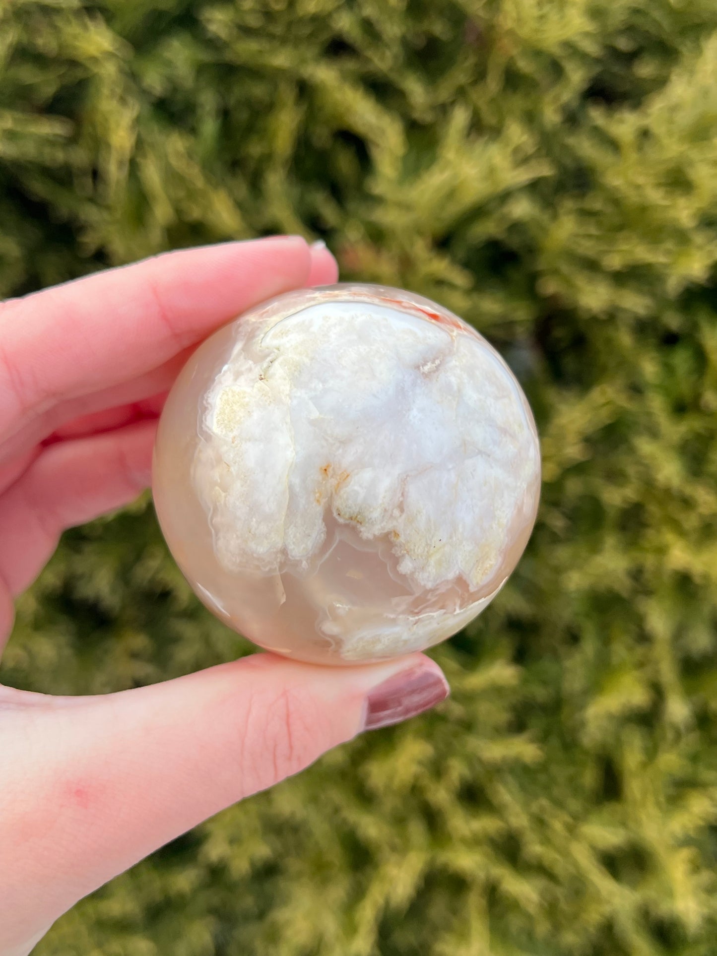 Flower Agate Sphere 1
