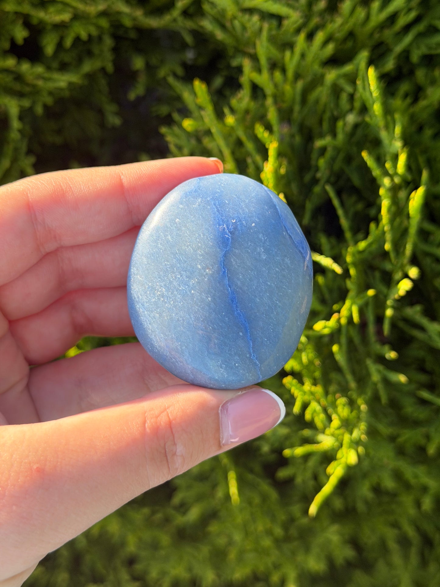 Blue Aventurine Palm Stone 2