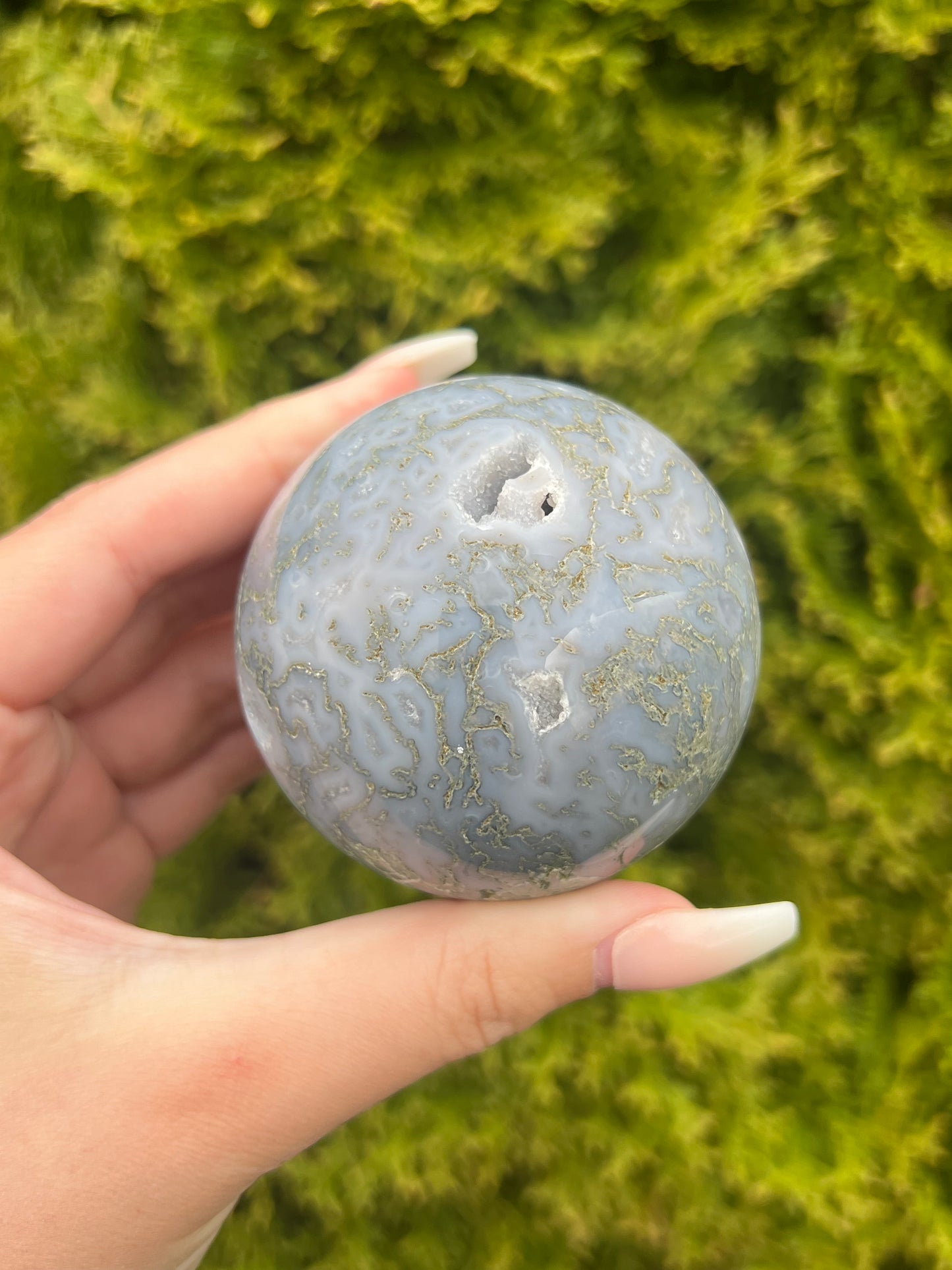 Moss Agate Sphere