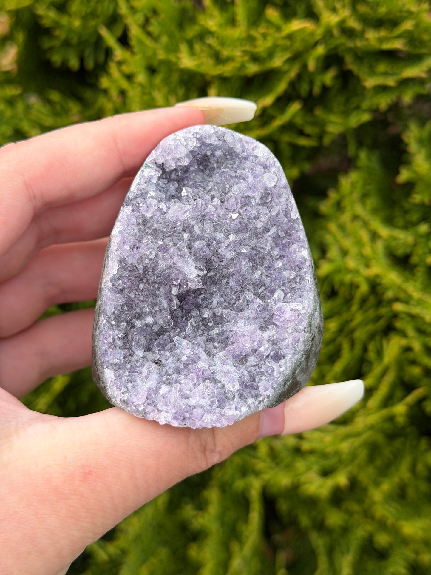 Rainbow Amethyst Cut Base