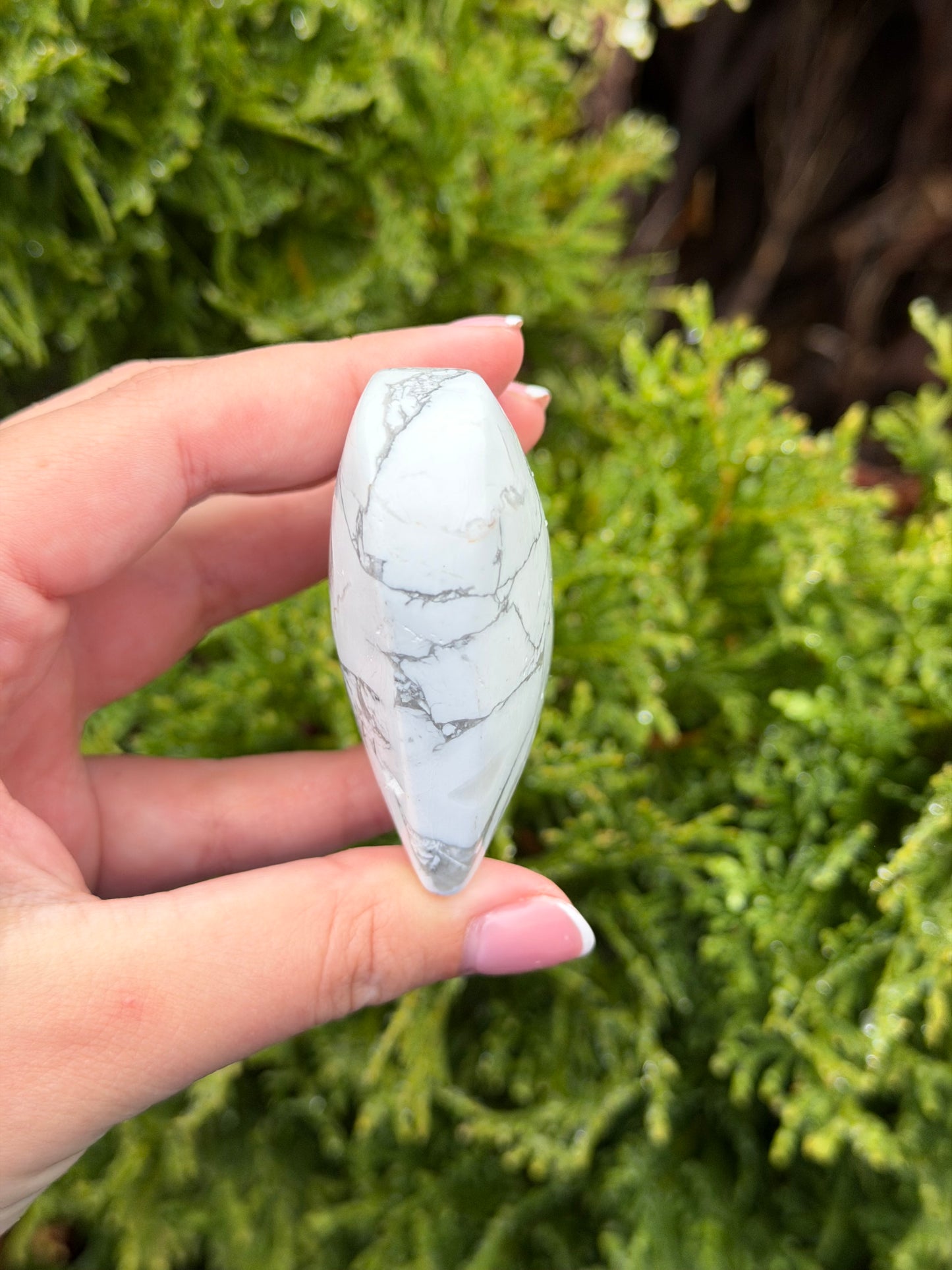 Howlite Heart 1