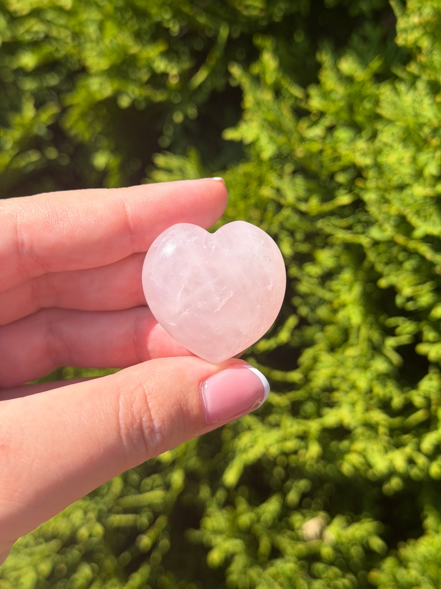 Mini Rose Quartz Heart