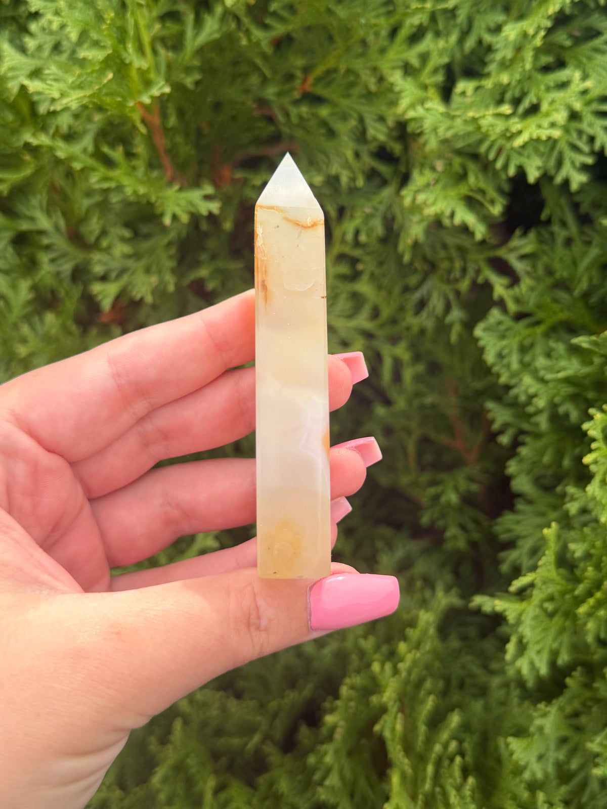 Agate Druzy Point